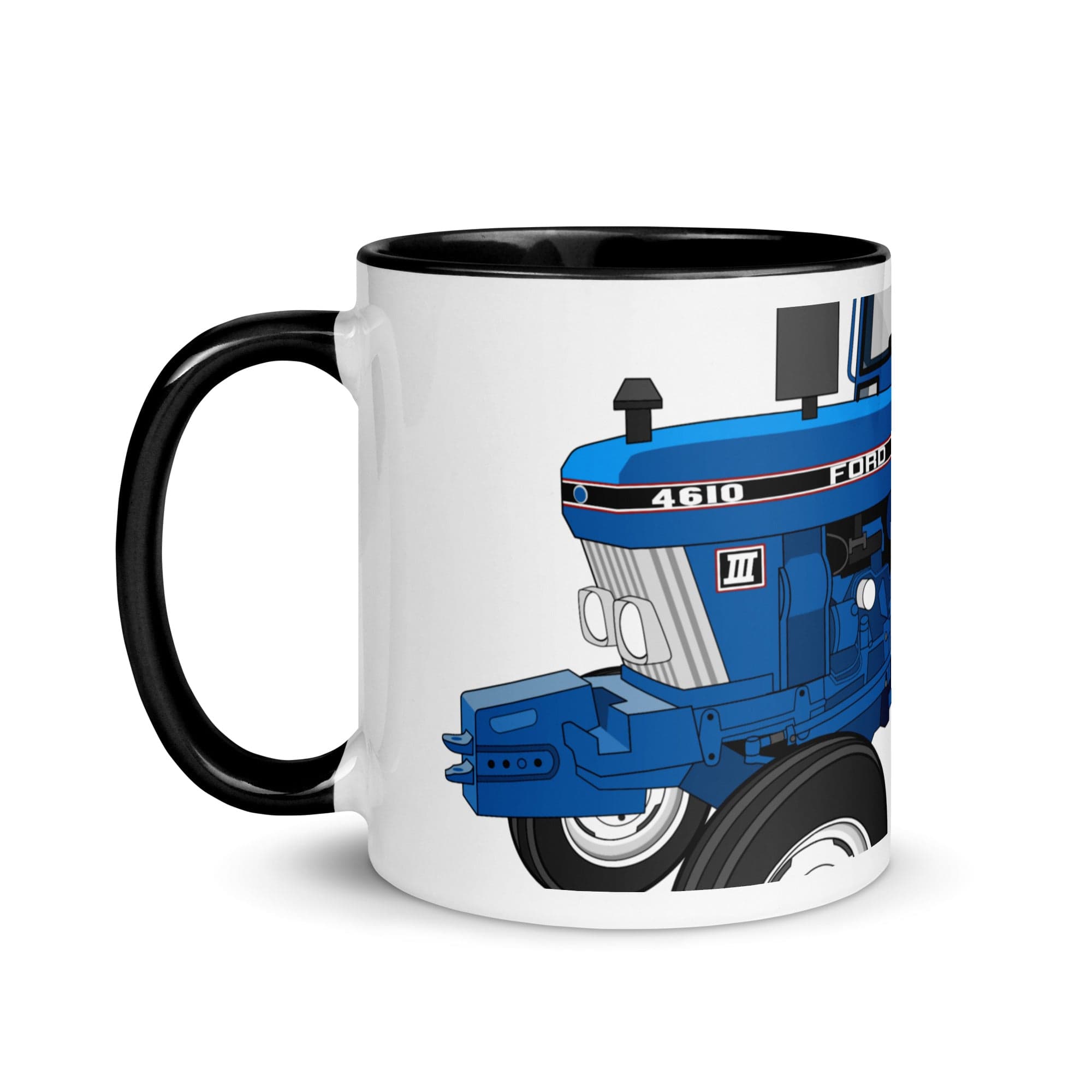 The Tractors Mugs Store Ford 4610 2WD 2.0 Mug with Color Inside Quality Farmers Merch