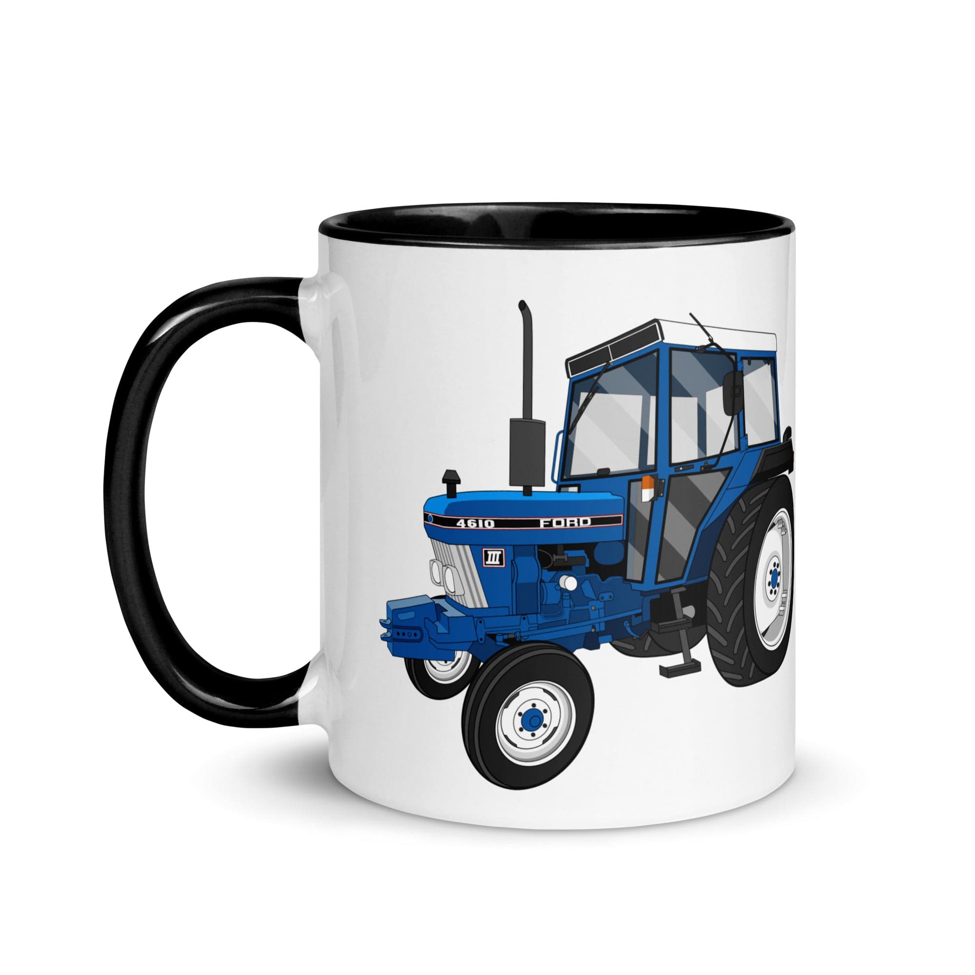 The Tractors Mugs Store Ford 4610 2WD Mug with Color Inside Quality Farmers Merch