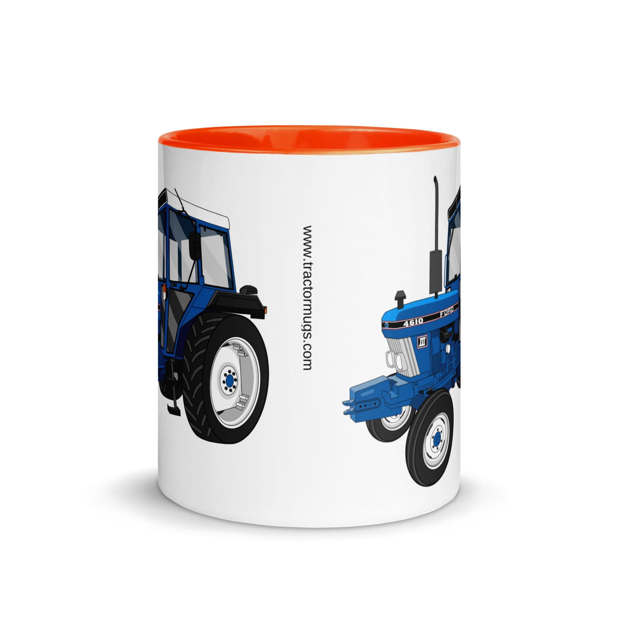 The Tractors Mugs Store Ford 4610 2WD Mug with Color Inside Quality Farmers Merch