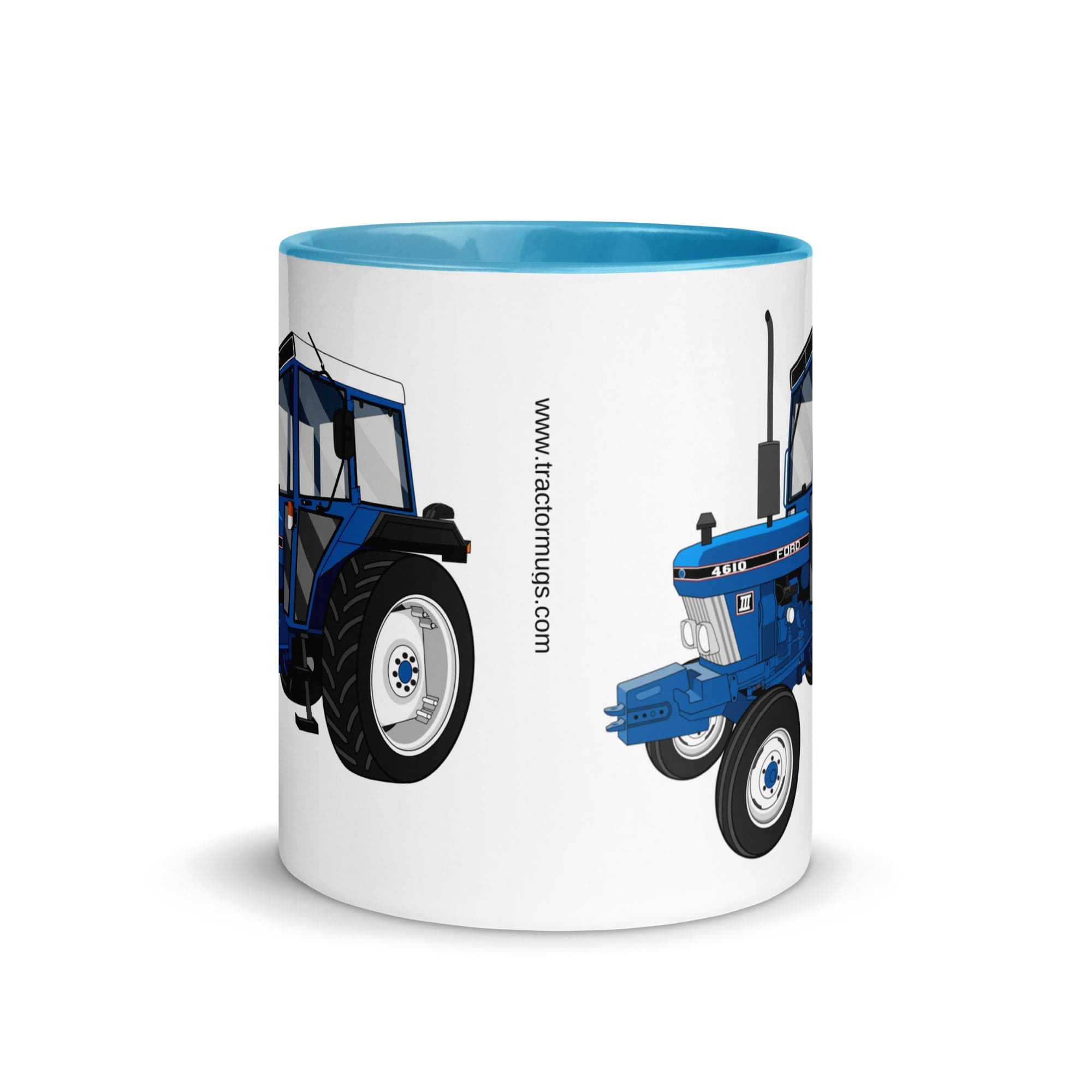 The Tractors Mugs Store Ford 4610 2WD Mug with Color Inside Quality Farmers Merch
