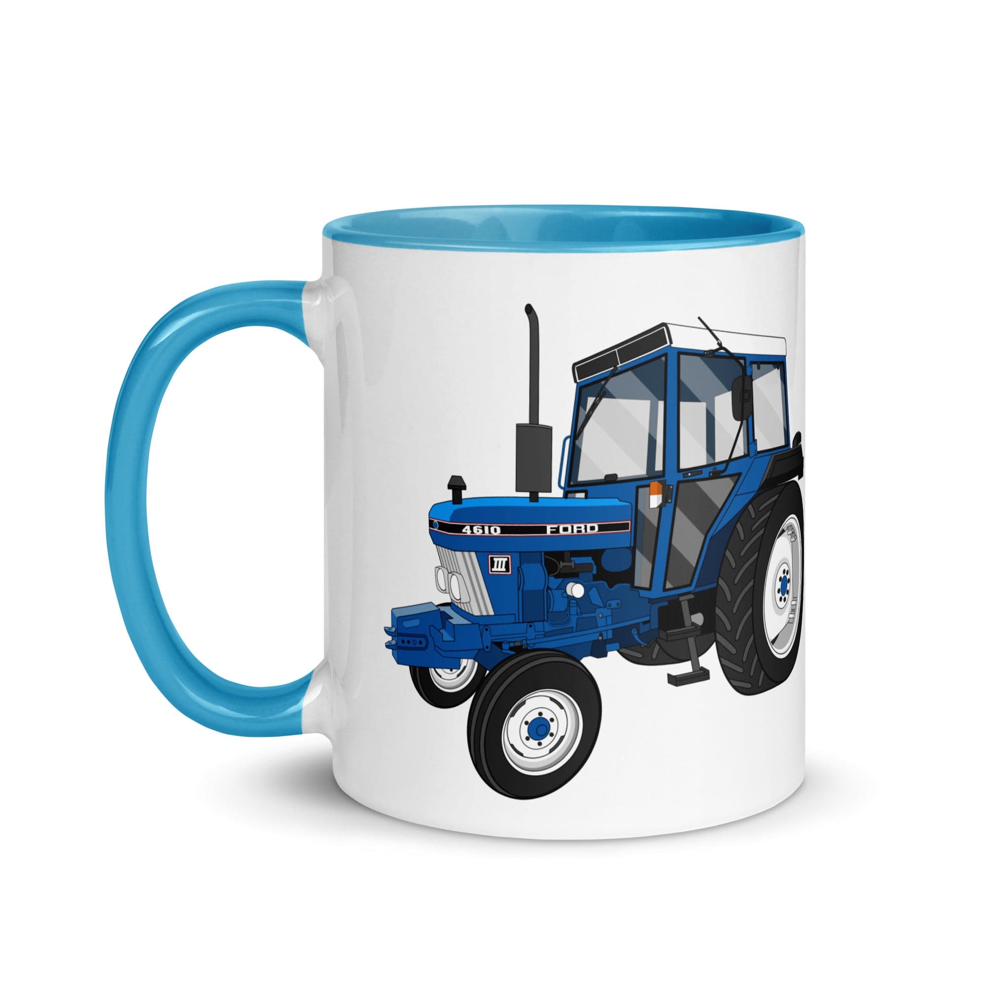 The Tractors Mugs Store Ford 4610 2WD Mug with Color Inside Quality Farmers Merch