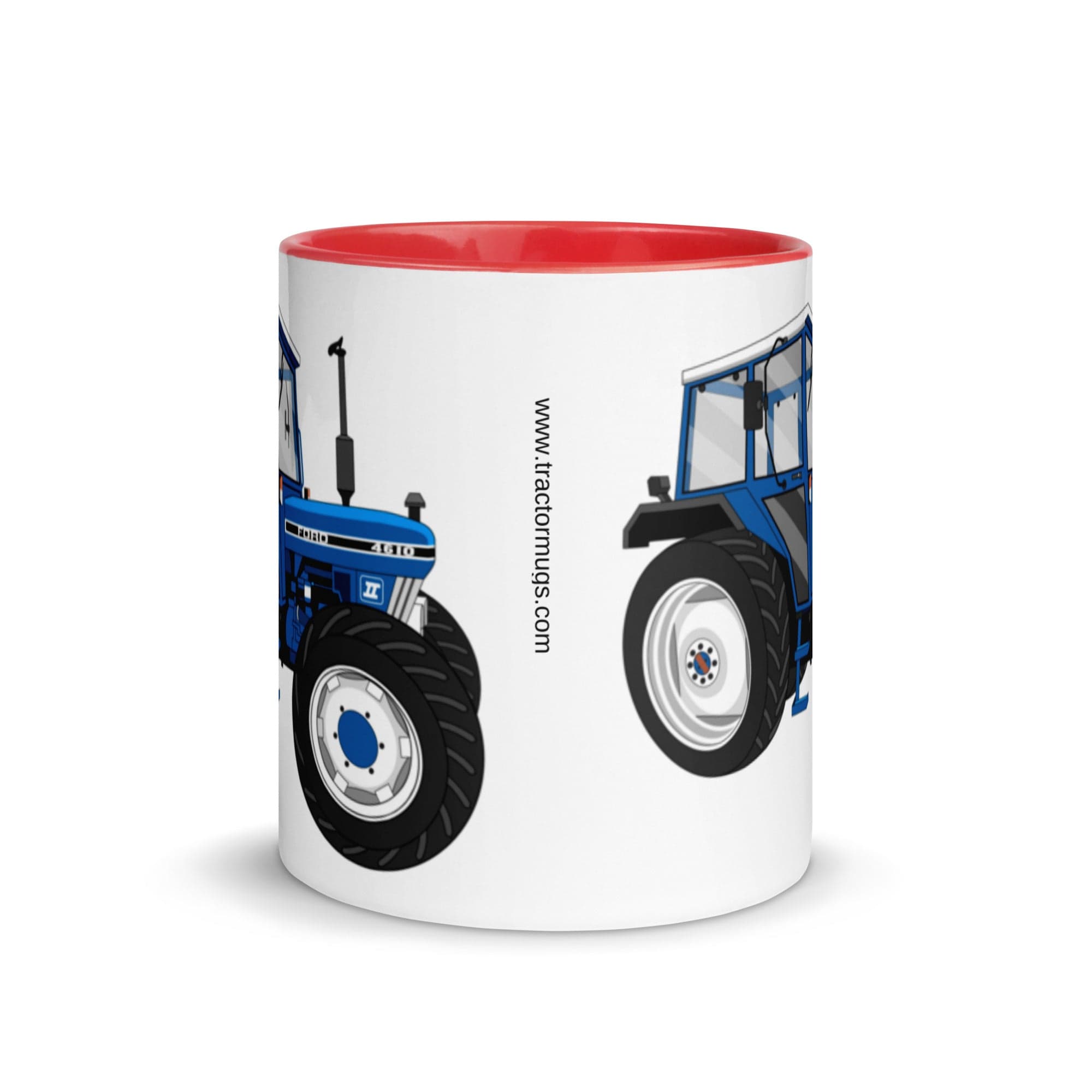 The Tractors Mugs Store Ford 4610 4WD Mug with Color Inside Quality Farmers Merch
