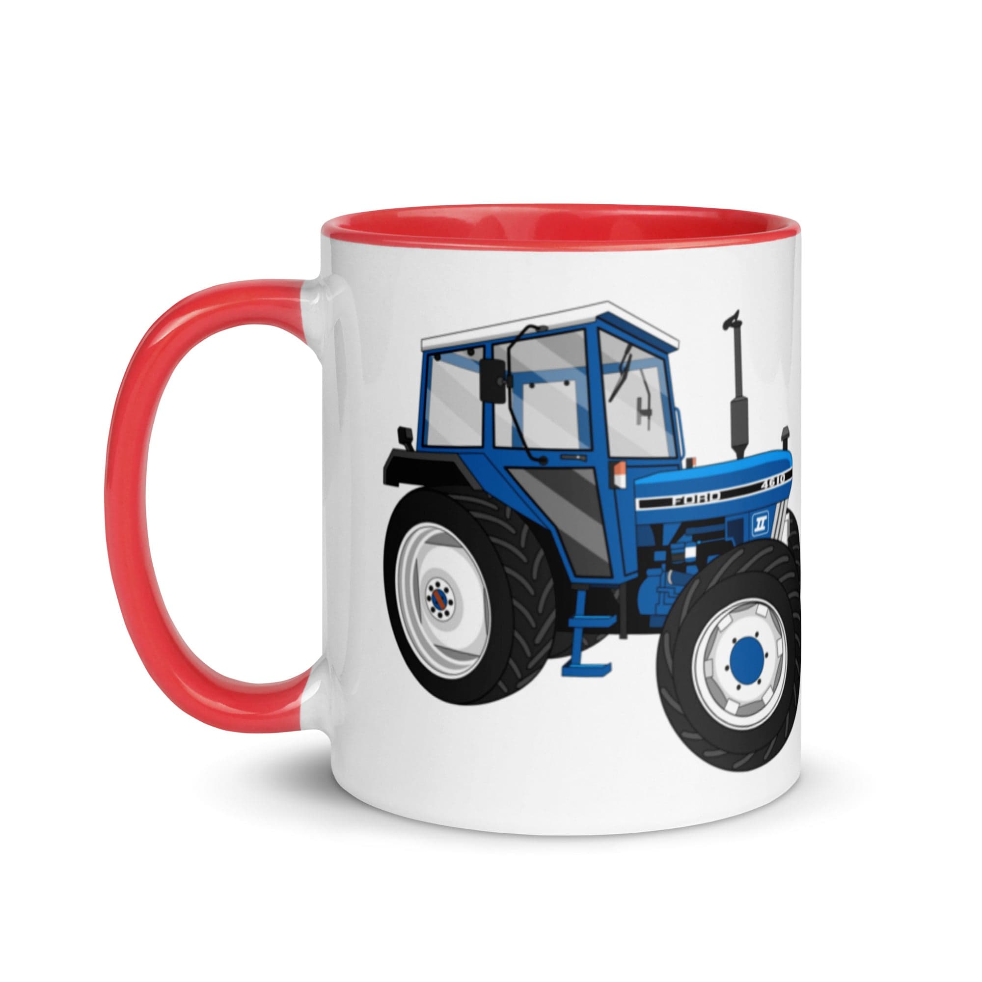 The Tractors Mugs Store Ford 4610 4WD Mug with Color Inside Quality Farmers Merch