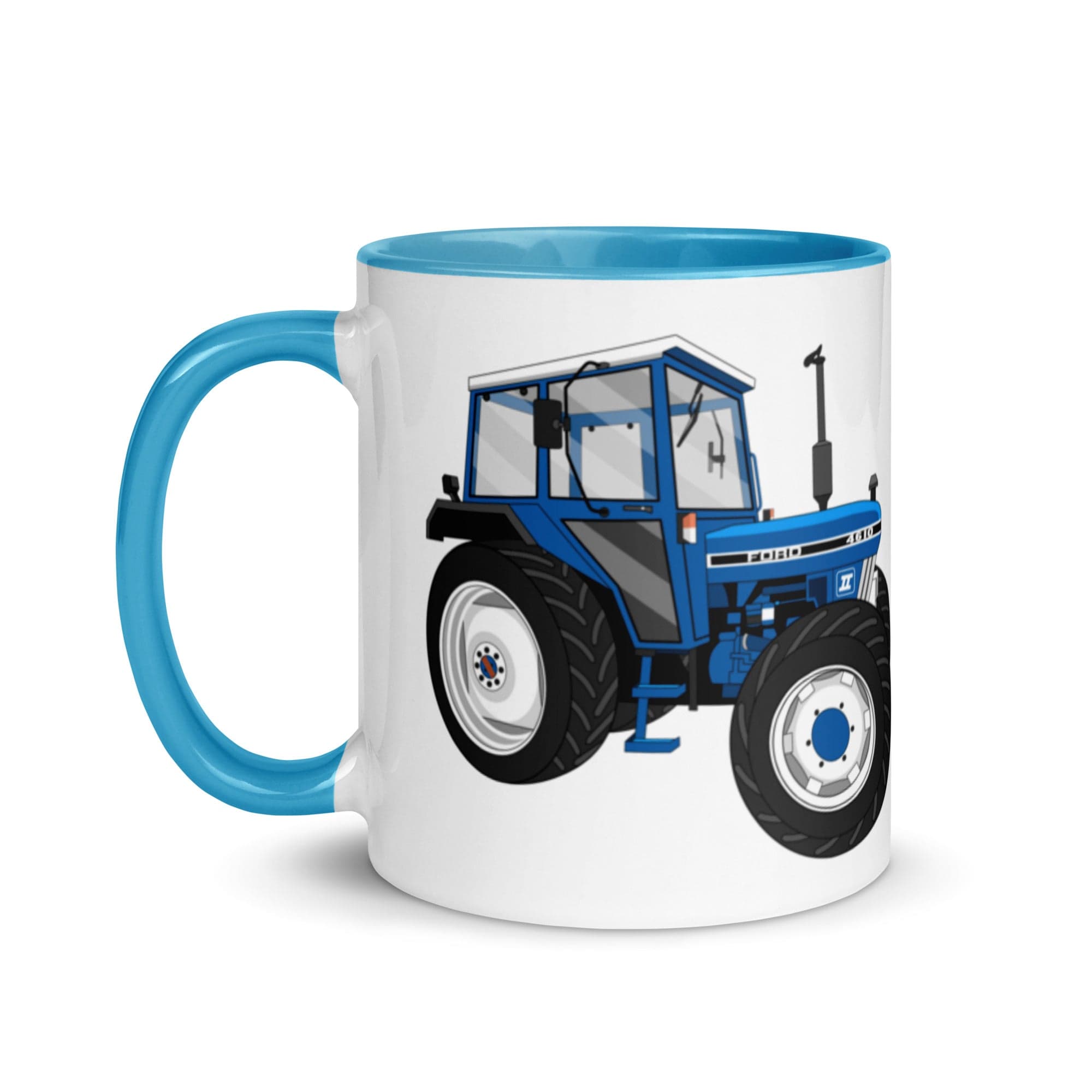 The Tractors Mugs Store Ford 4610 4WD Mug with Color Inside Quality Farmers Merch