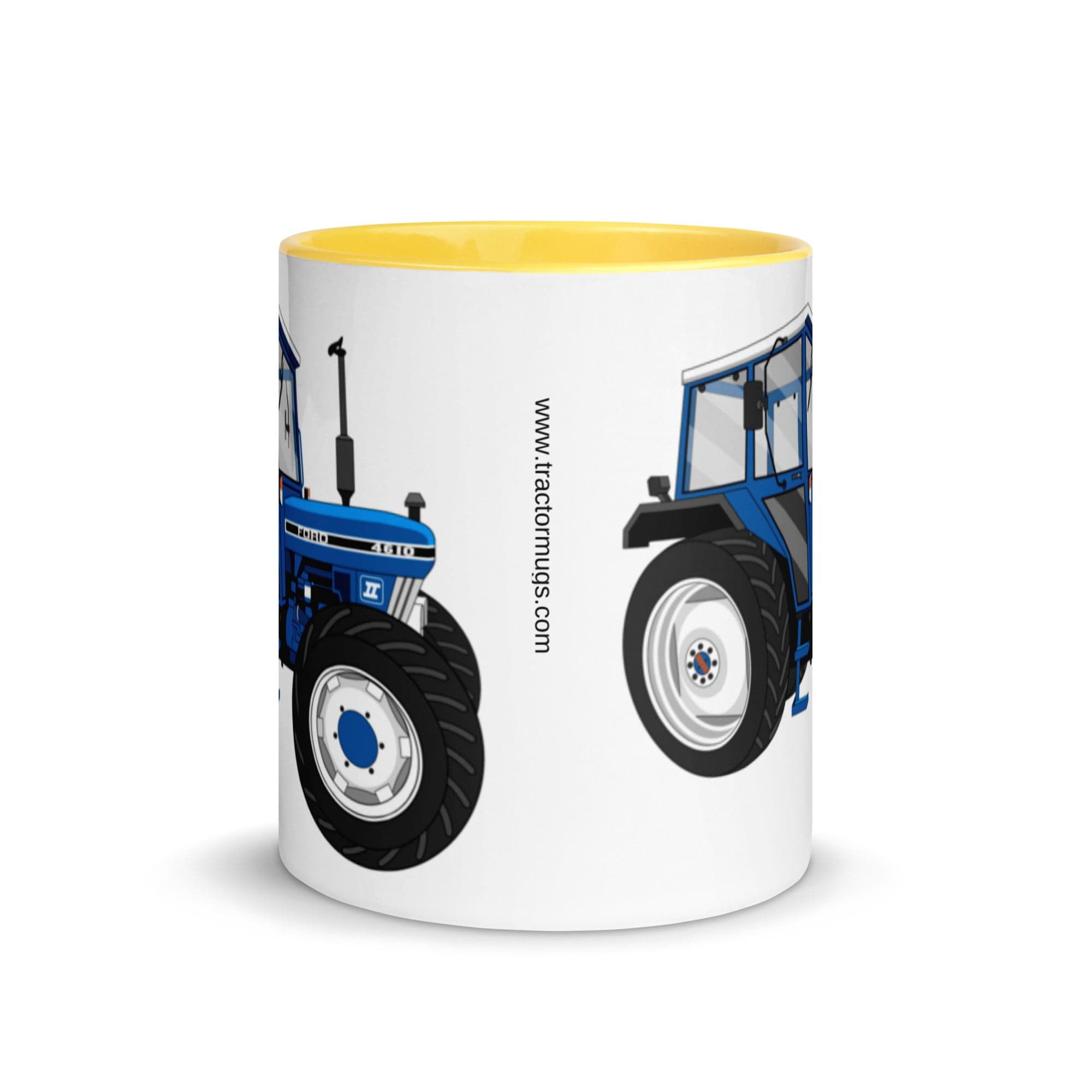 The Tractors Mugs Store Ford 4610 4WD Mug with Color Inside Quality Farmers Merch