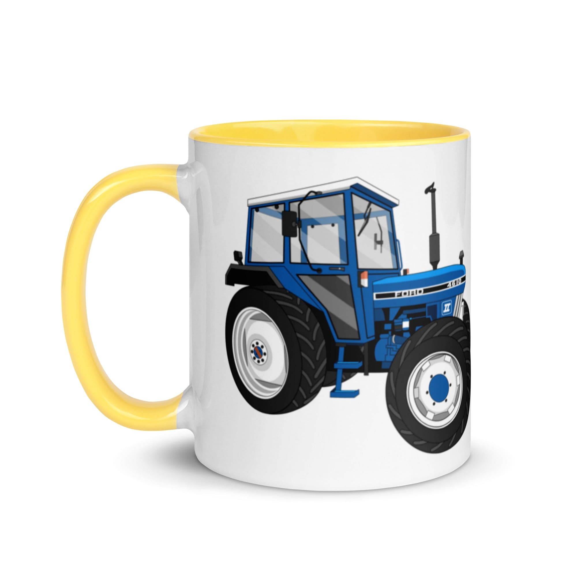 The Tractors Mugs Store Ford 4610 4WD Mug with Color Inside Quality Farmers Merch