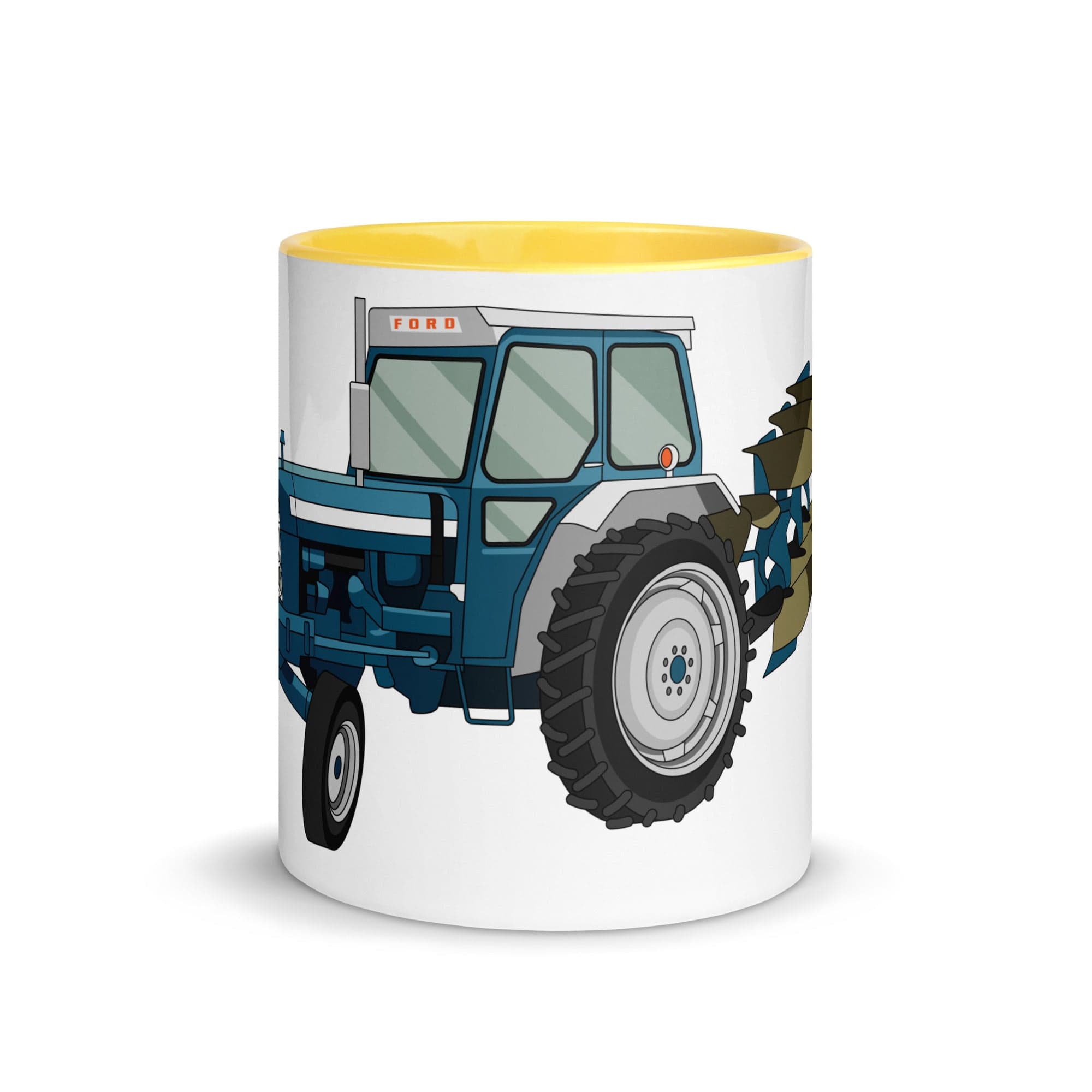 The Tractors Mugs Store Ford 5000 Mug with Color Inside Quality Farmers Merch