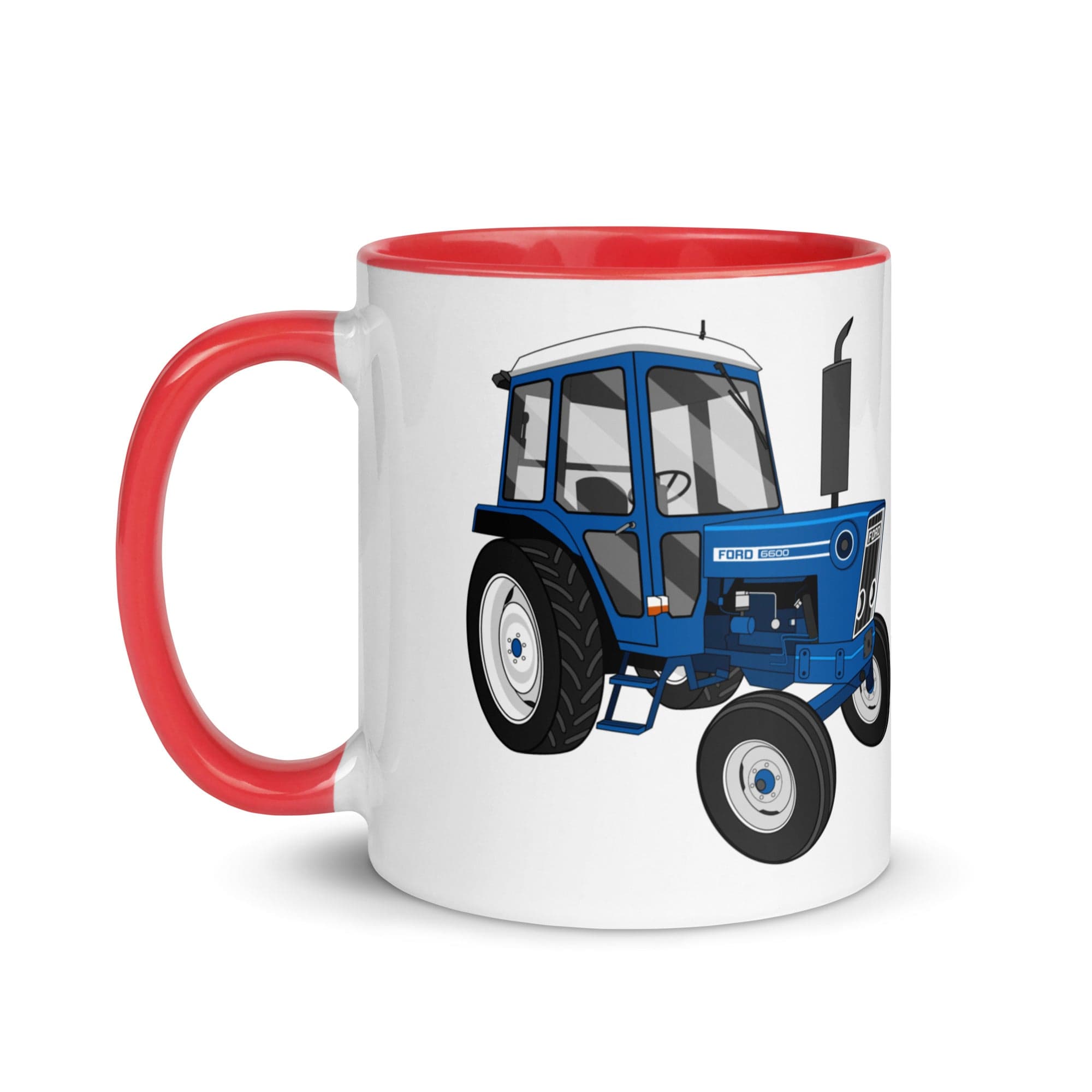 The Tractors Mugs Store Ford 6600 Mug with Color Inside Quality Farmers Merch