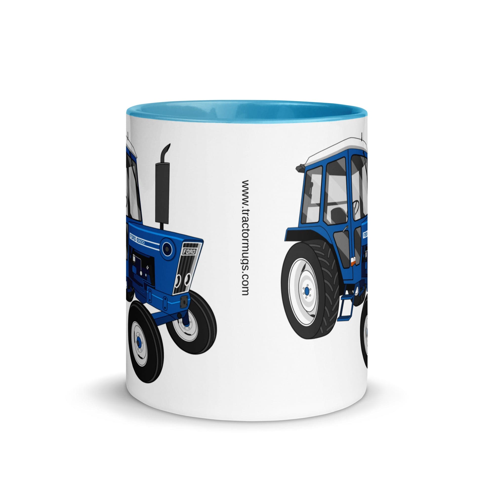 The Tractors Mugs Store Ford 6600 Mug with Color Inside Quality Farmers Merch