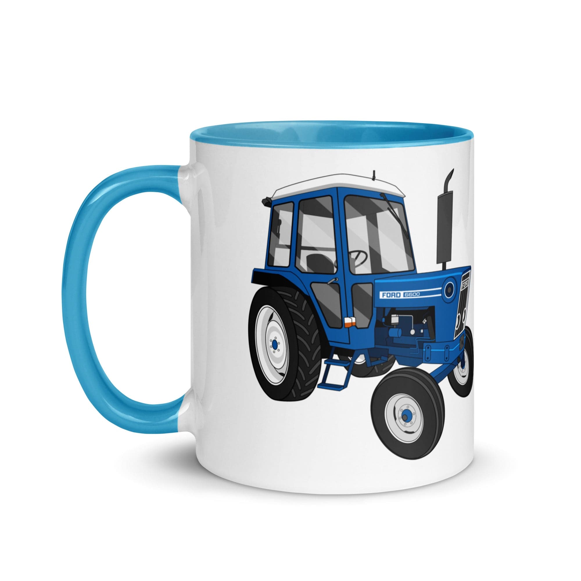 The Tractors Mugs Store Ford 6600 Mug with Color Inside Quality Farmers Merch