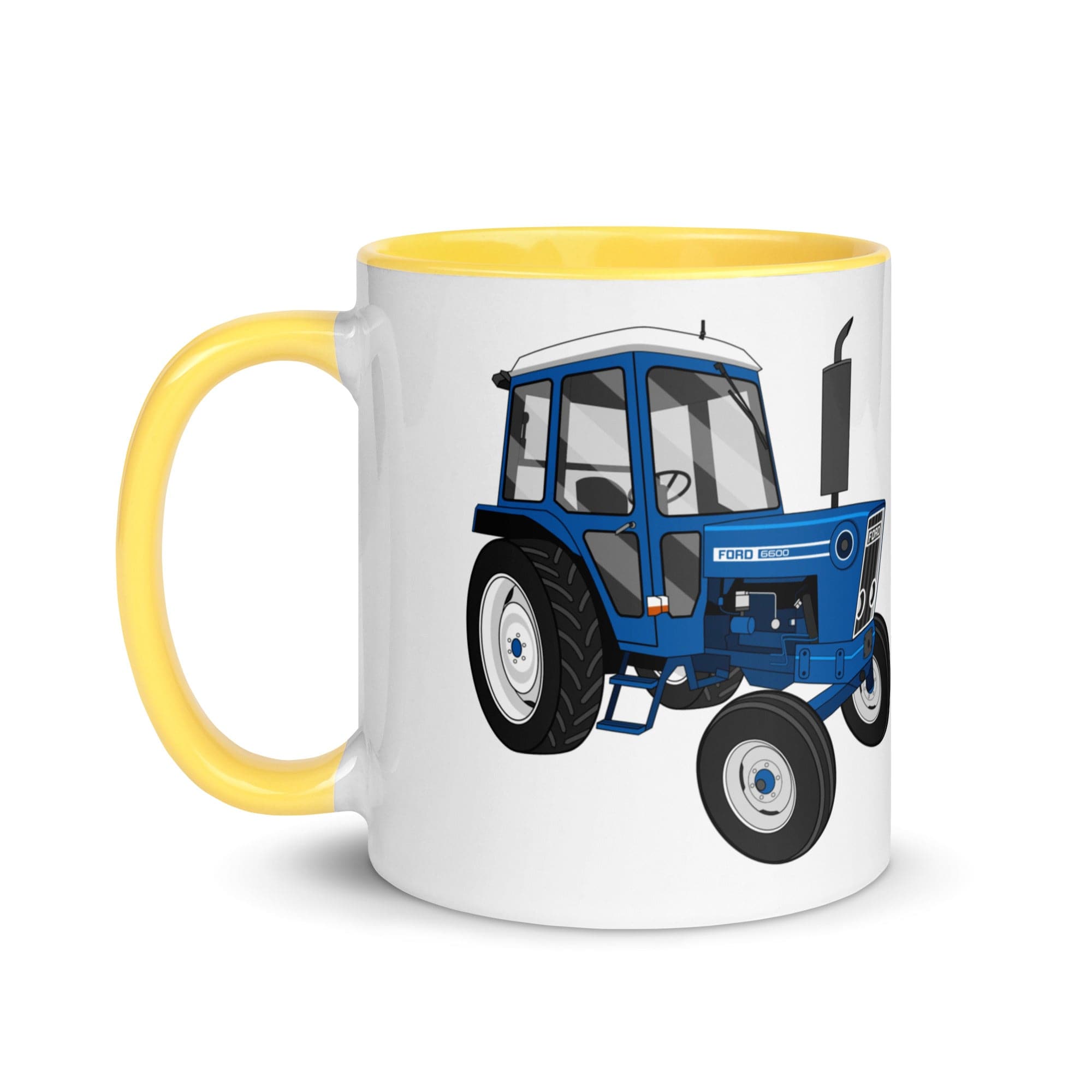 The Tractors Mugs Store Ford 6600 Mug with Color Inside Quality Farmers Merch