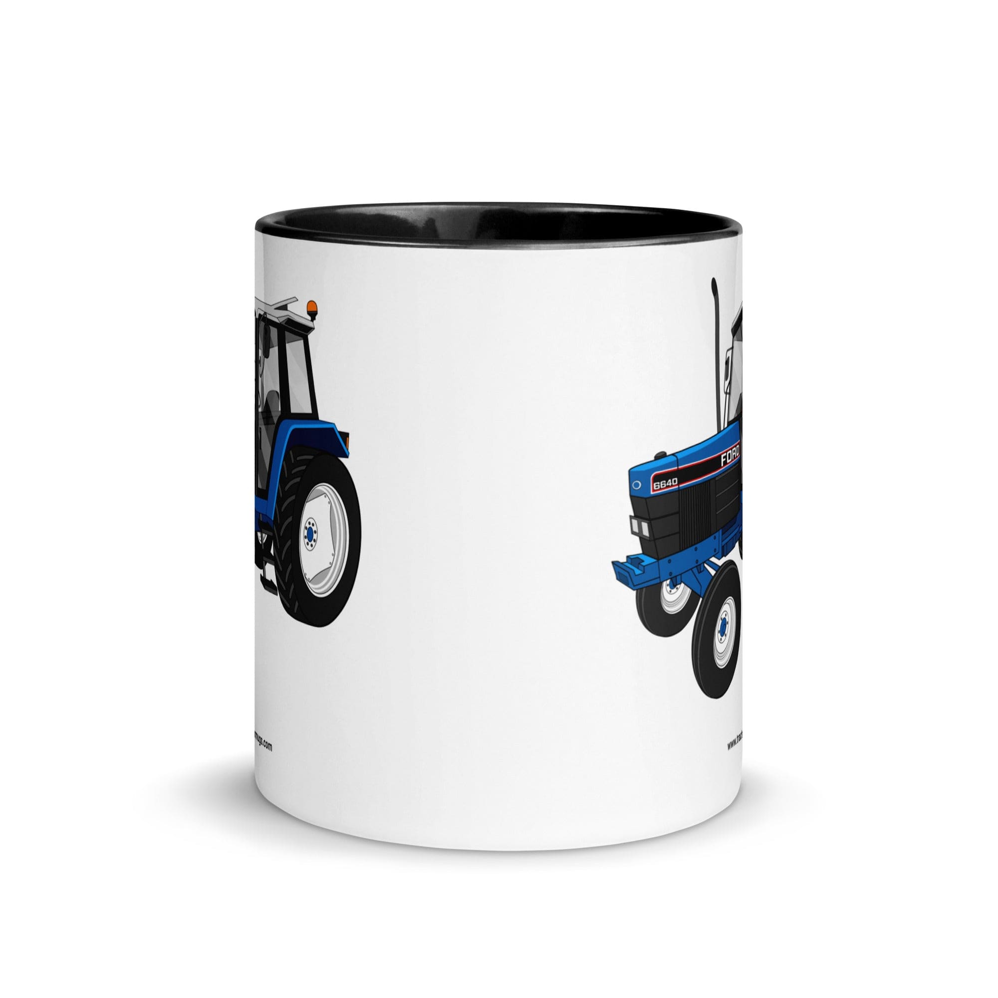 The Tractors Mugs Store Ford 6640 2WD | Mug with Color Inside Quality Farmers Merch