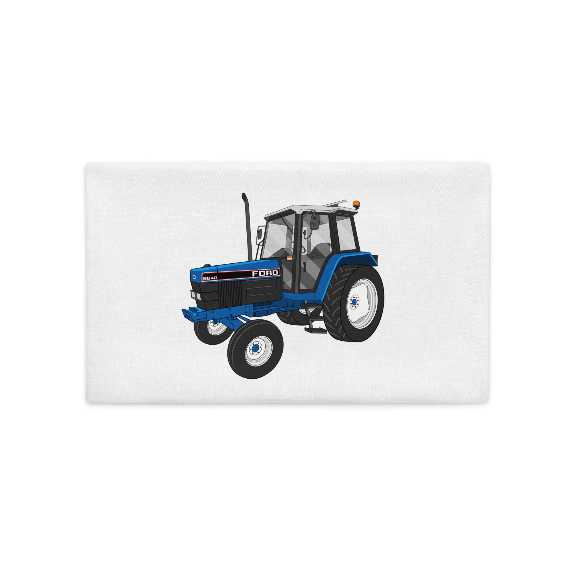 The Tractors Mugs Store Ford 6640 2WD | Premium Pillow Case Quality Farmers Merch