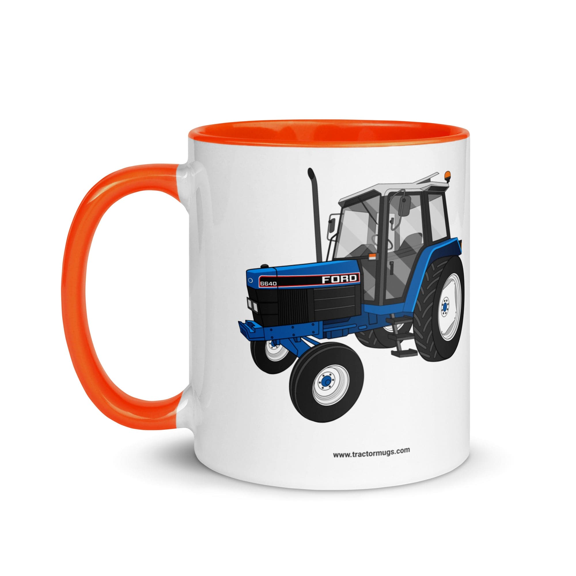 The Tractors Mugs Store Ford 6640 SE 2WD | Mug with Color Inside Quality Farmers Merch