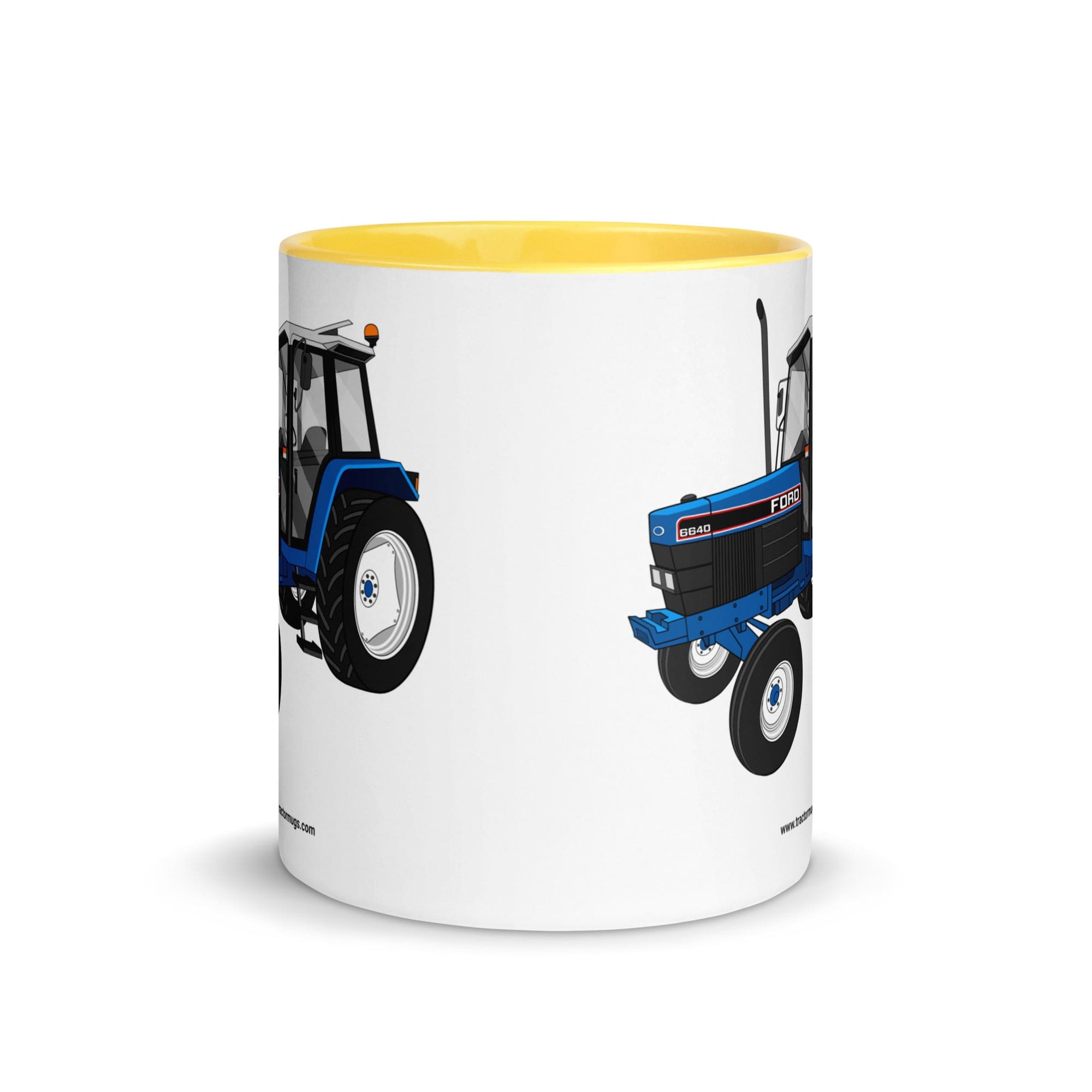 The Tractors Mugs Store Ford 6640 SE 2WD | Mug with Color Inside Quality Farmers Merch
