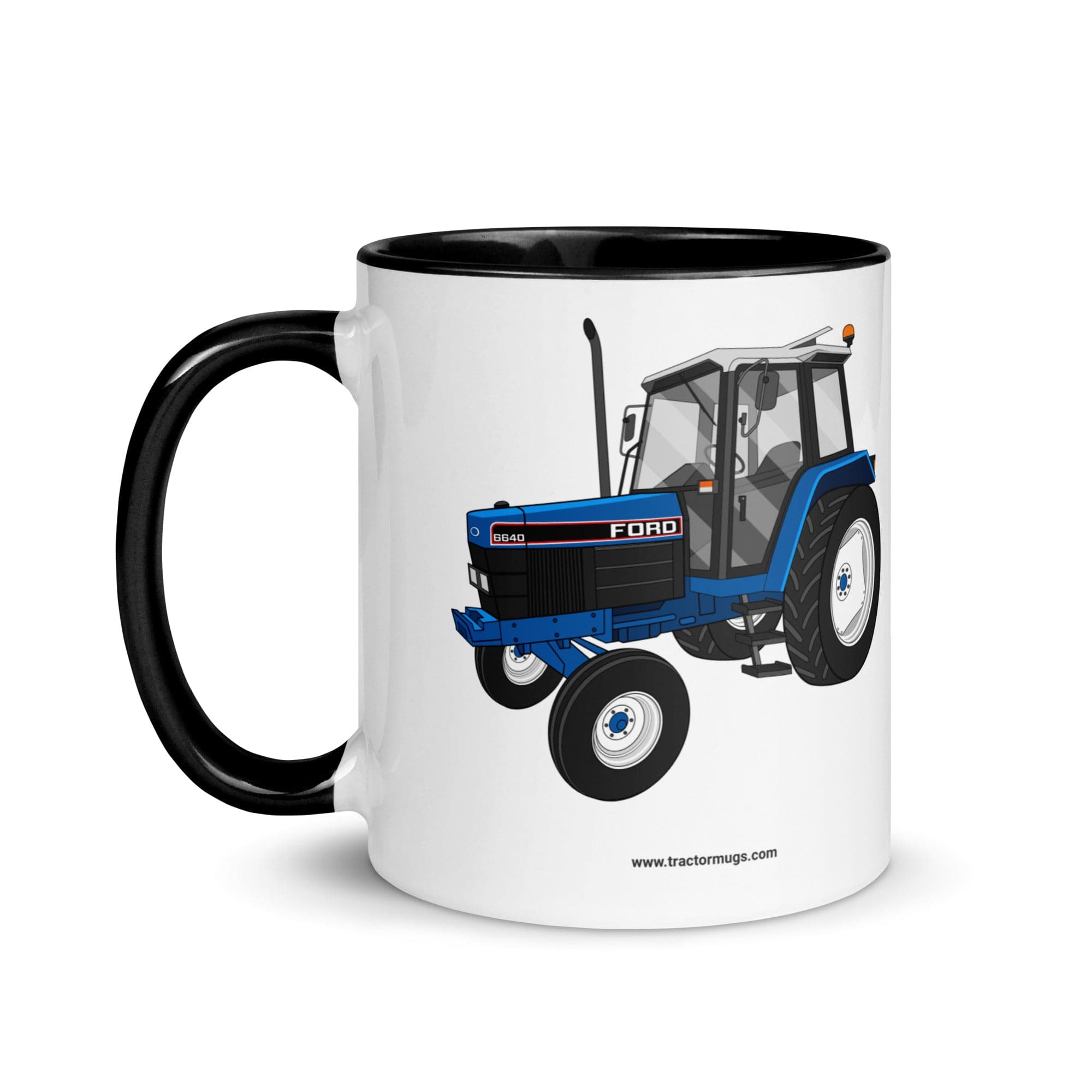 The Tractors Mugs Store Ford 6640 SE 2WD | Mug with Color Inside Quality Farmers Merch