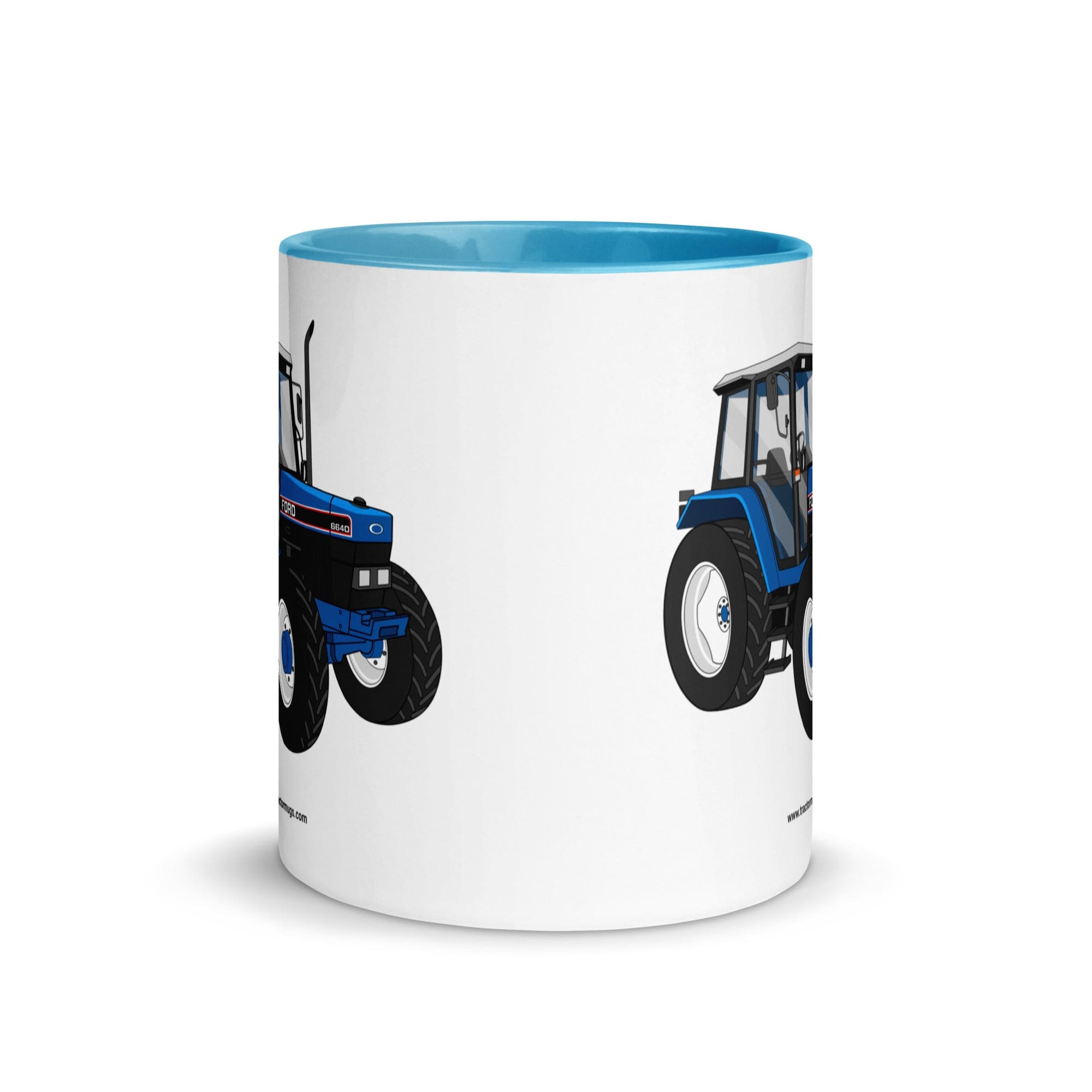 The Tractors Mugs Store Ford 6640 SE 4WD | Mug with Color Inside Quality Farmers Merch
