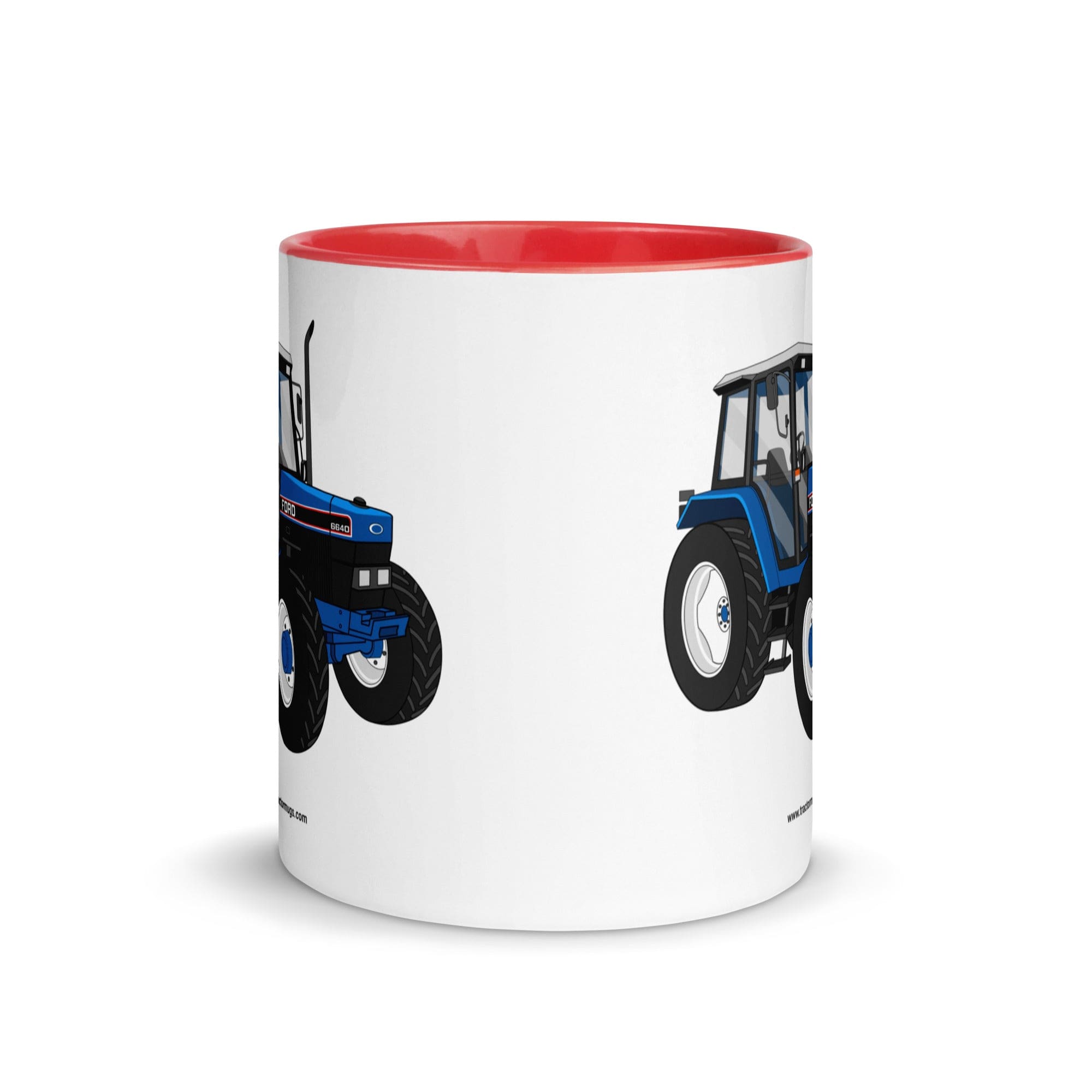 The Tractors Mugs Store Ford 6640 SE 4WD | Mug with Color Inside Quality Farmers Merch