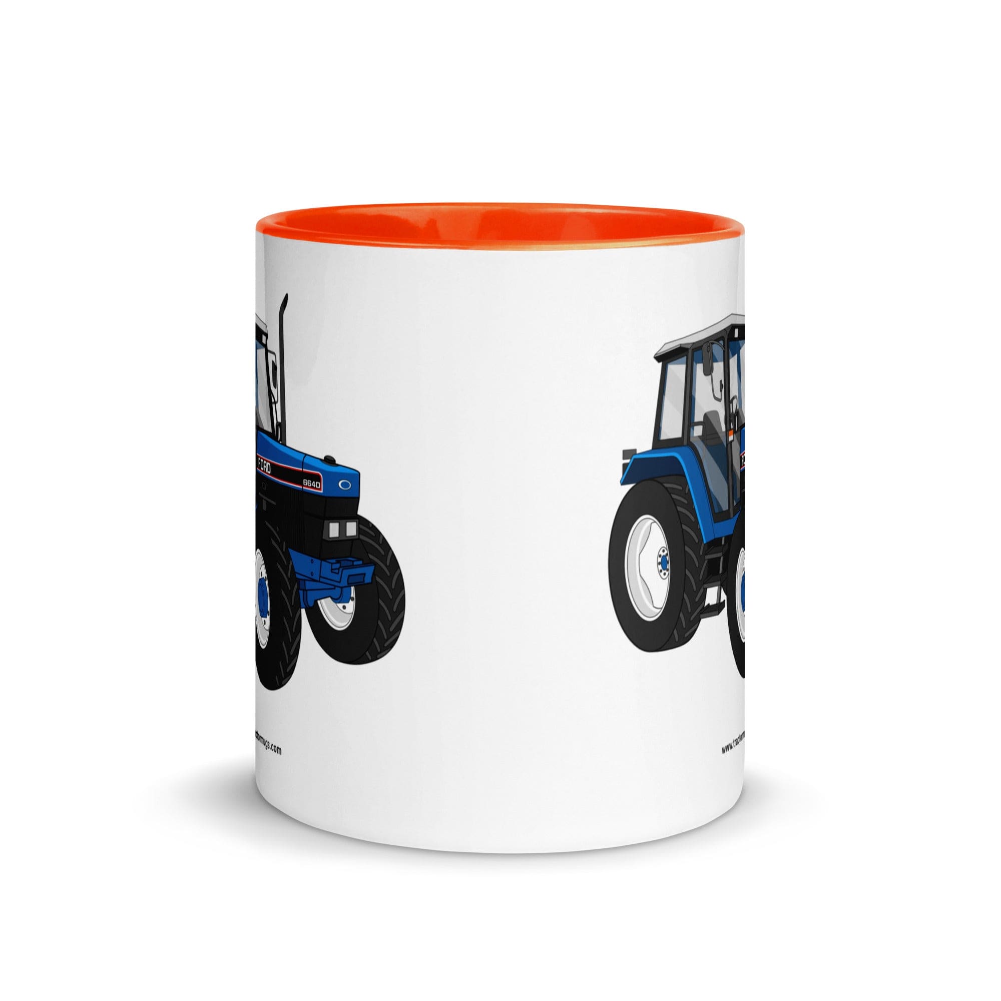 The Tractors Mugs Store Ford 6640 SE 4WD | Mug with Color Inside Quality Farmers Merch