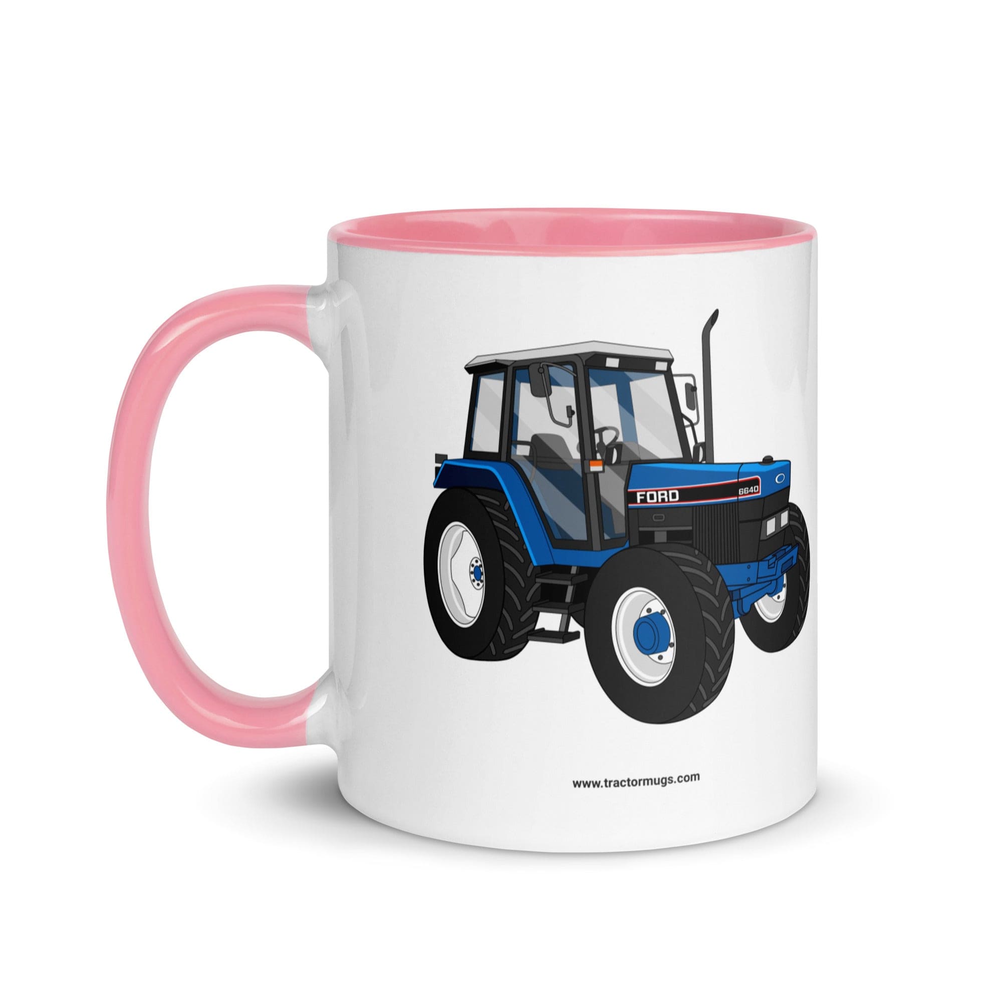 The Tractors Mugs Store Ford 6640 SE 4WD | Mug with Color Inside Quality Farmers Merch