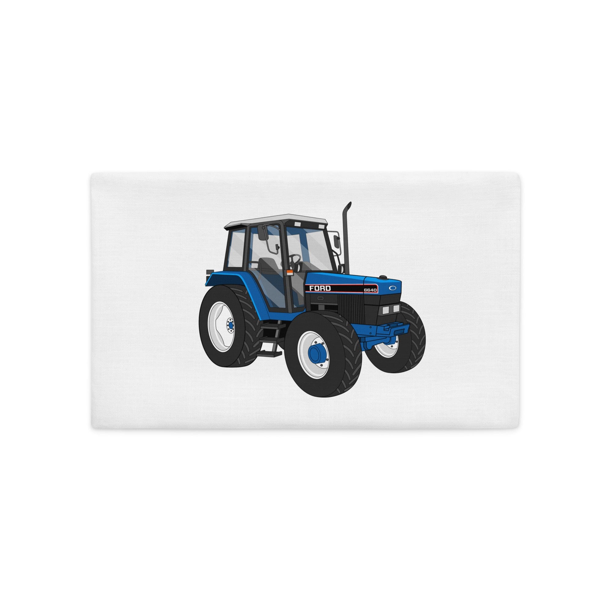 The Tractors Mugs Store Ford 6640 SE 4WD | Premium Pillow Case Quality Farmers Merch