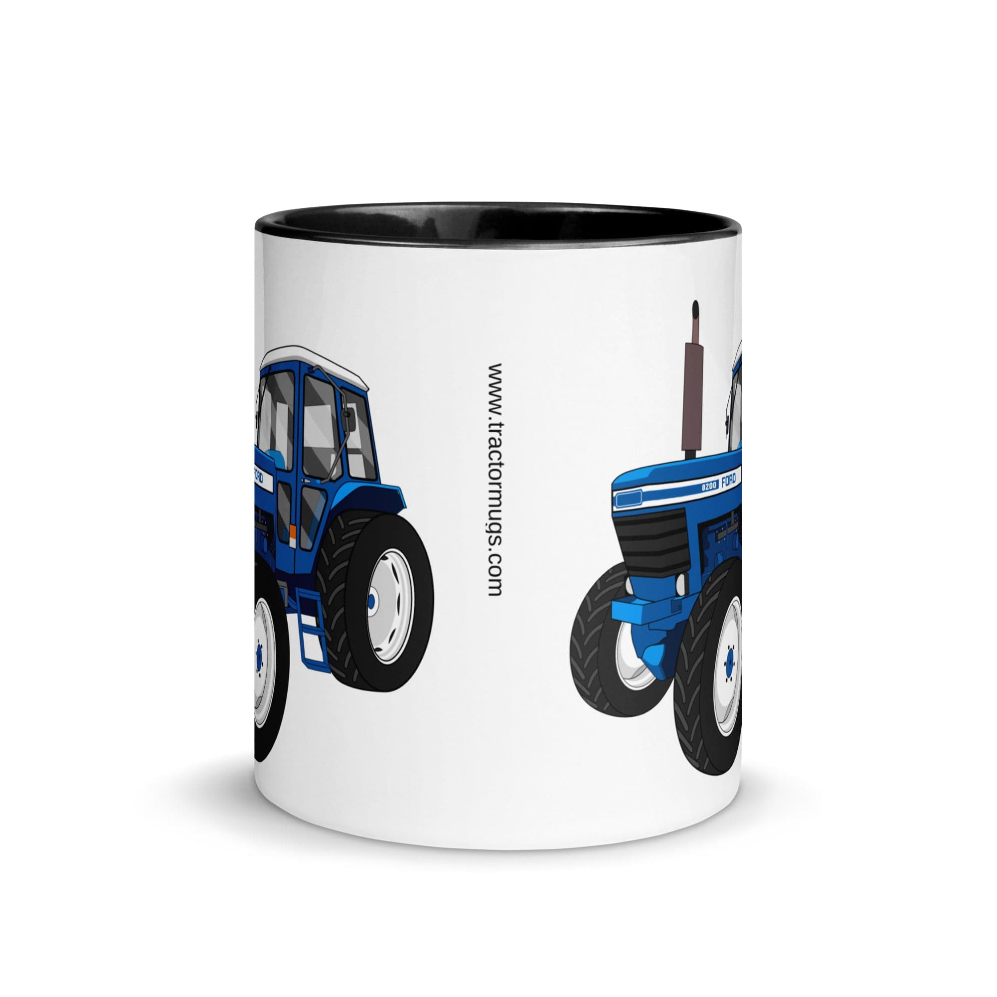 The Tractors Mugs Store Ford 8200 Mug with Color Inside Quality Farmers Merch