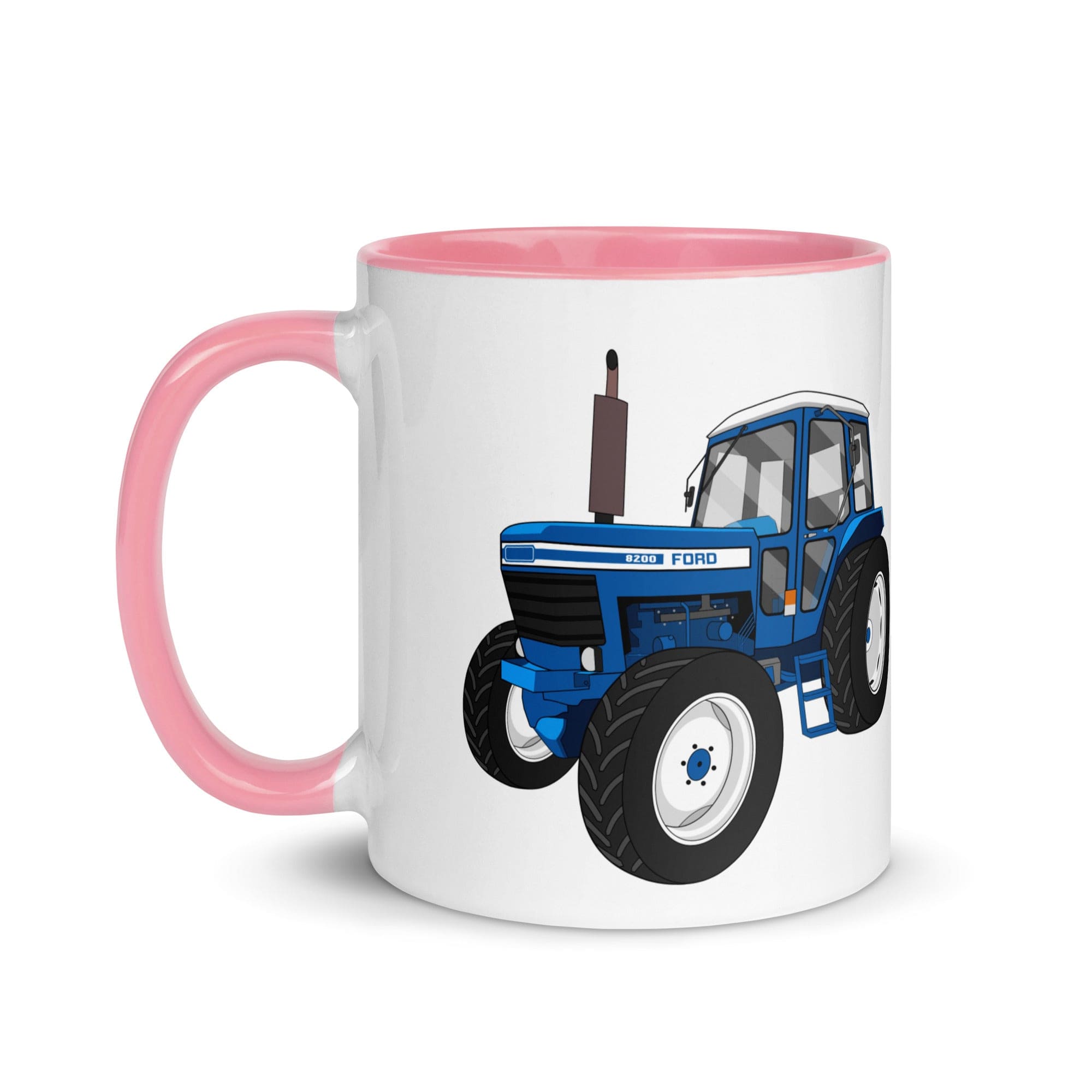 The Tractors Mugs Store Ford 8200 Mug with Color Inside Quality Farmers Merch