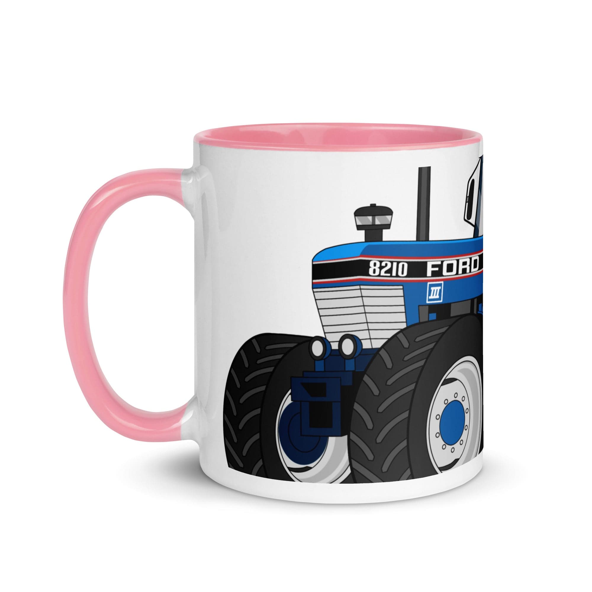 The Tractors Mugs Store Ford 8210 4WD 2.0 Mug with Color Inside Quality Farmers Merch