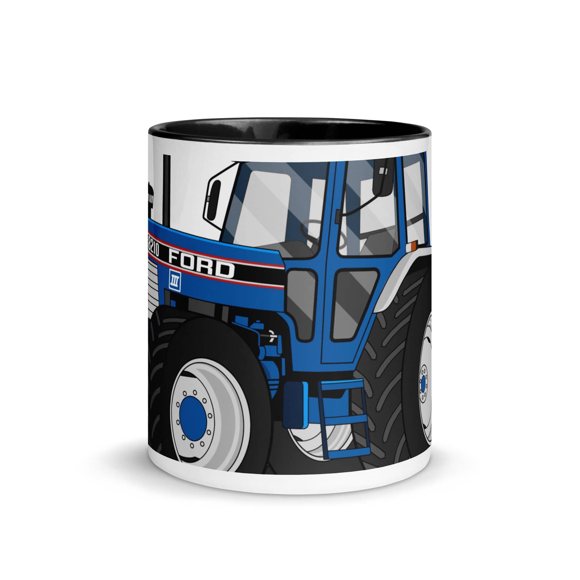 The Tractors Mugs Store Ford 8210 4WD 2.0 Mug with Color Inside Quality Farmers Merch