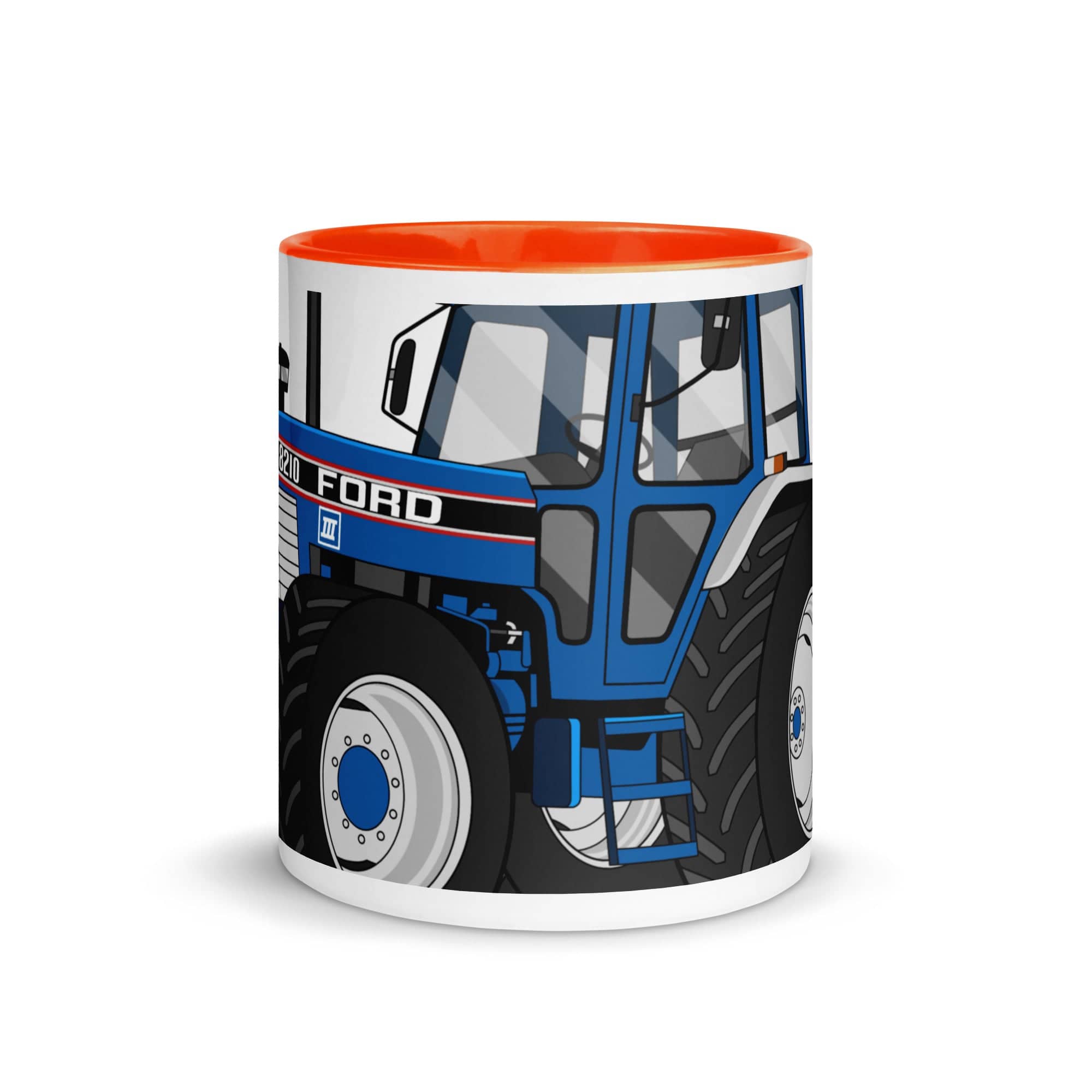 The Tractors Mugs Store Ford 8210 4WD 2.0 Mug with Color Inside Quality Farmers Merch