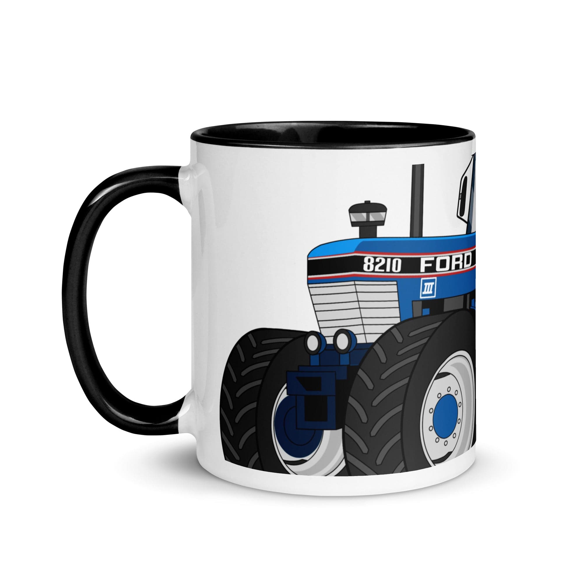 The Tractors Mugs Store Ford 8210 4WD 2.0 Mug with Color Inside Quality Farmers Merch