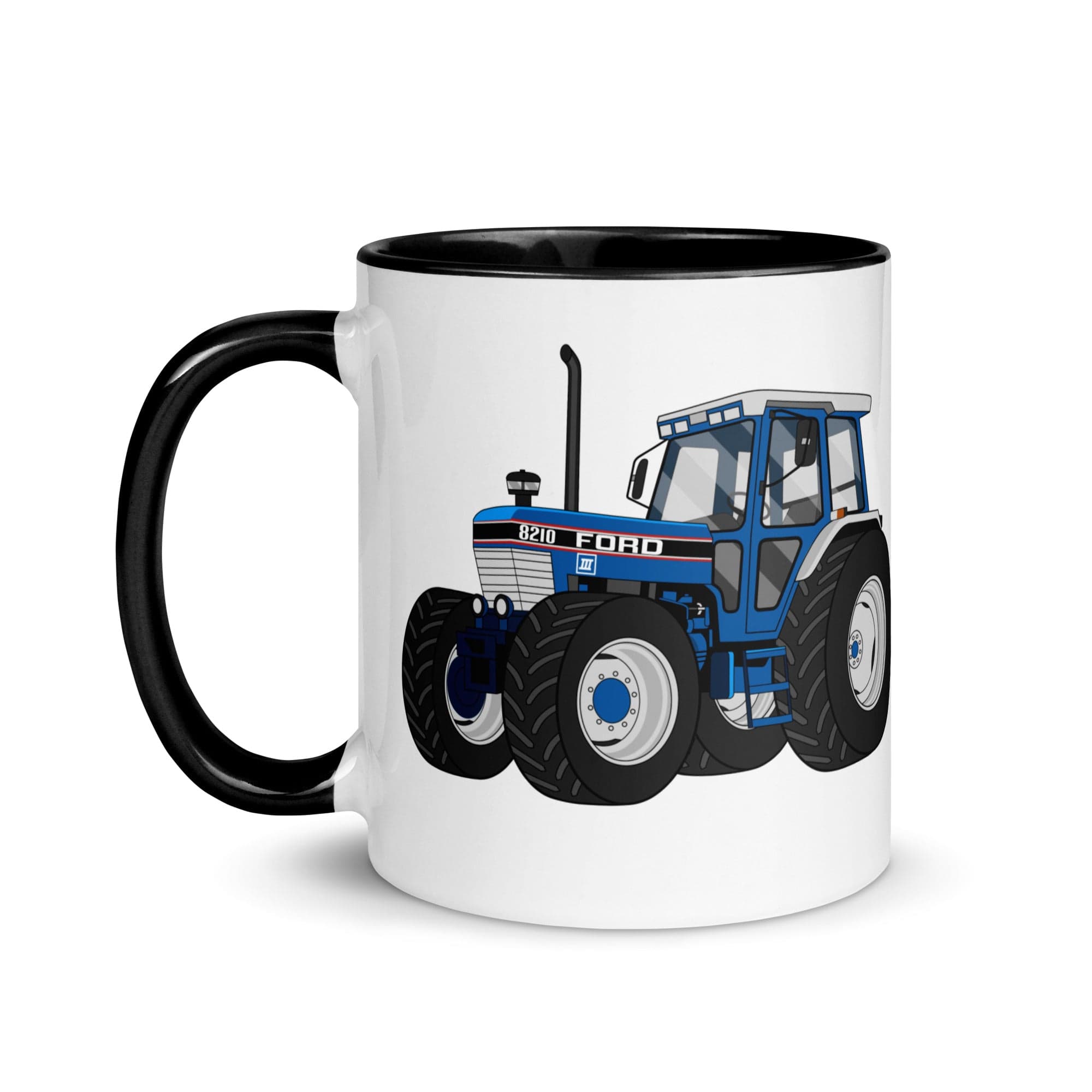 The Tractors Mugs Store Ford 8210 4WD Mug with Color Inside Quality Farmers Merch