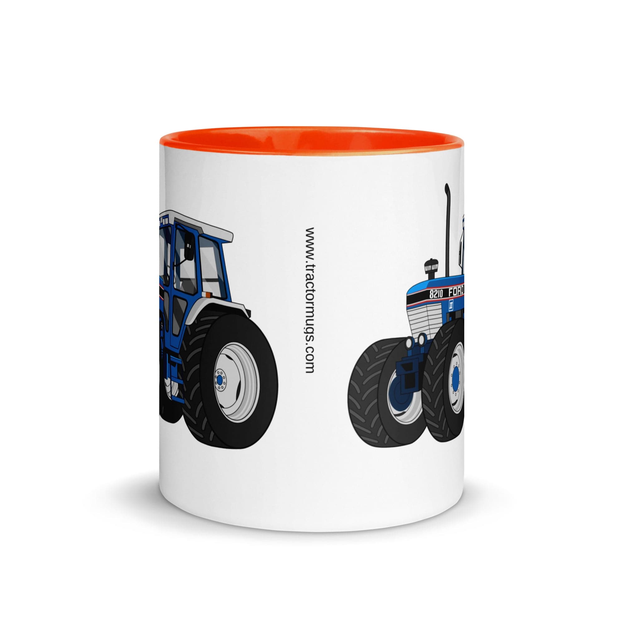The Tractors Mugs Store Ford 8210 4WD Mug with Color Inside Quality Farmers Merch
