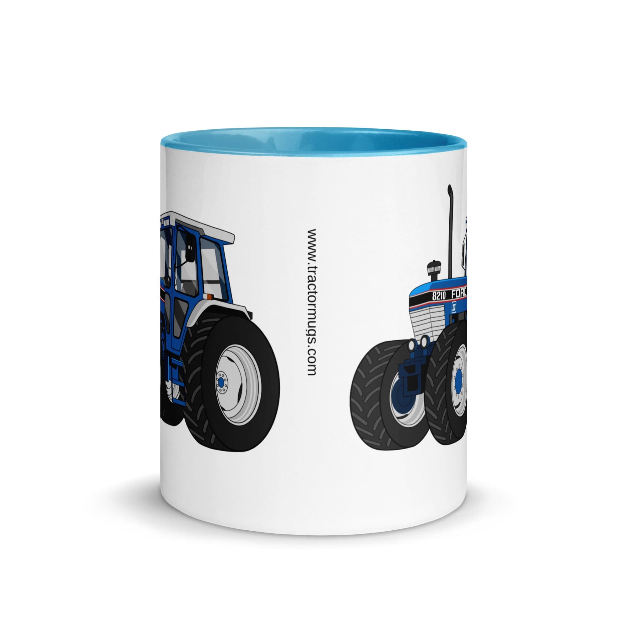 The Tractors Mugs Store Ford 8210 4WD Mug with Color Inside Quality Farmers Merch