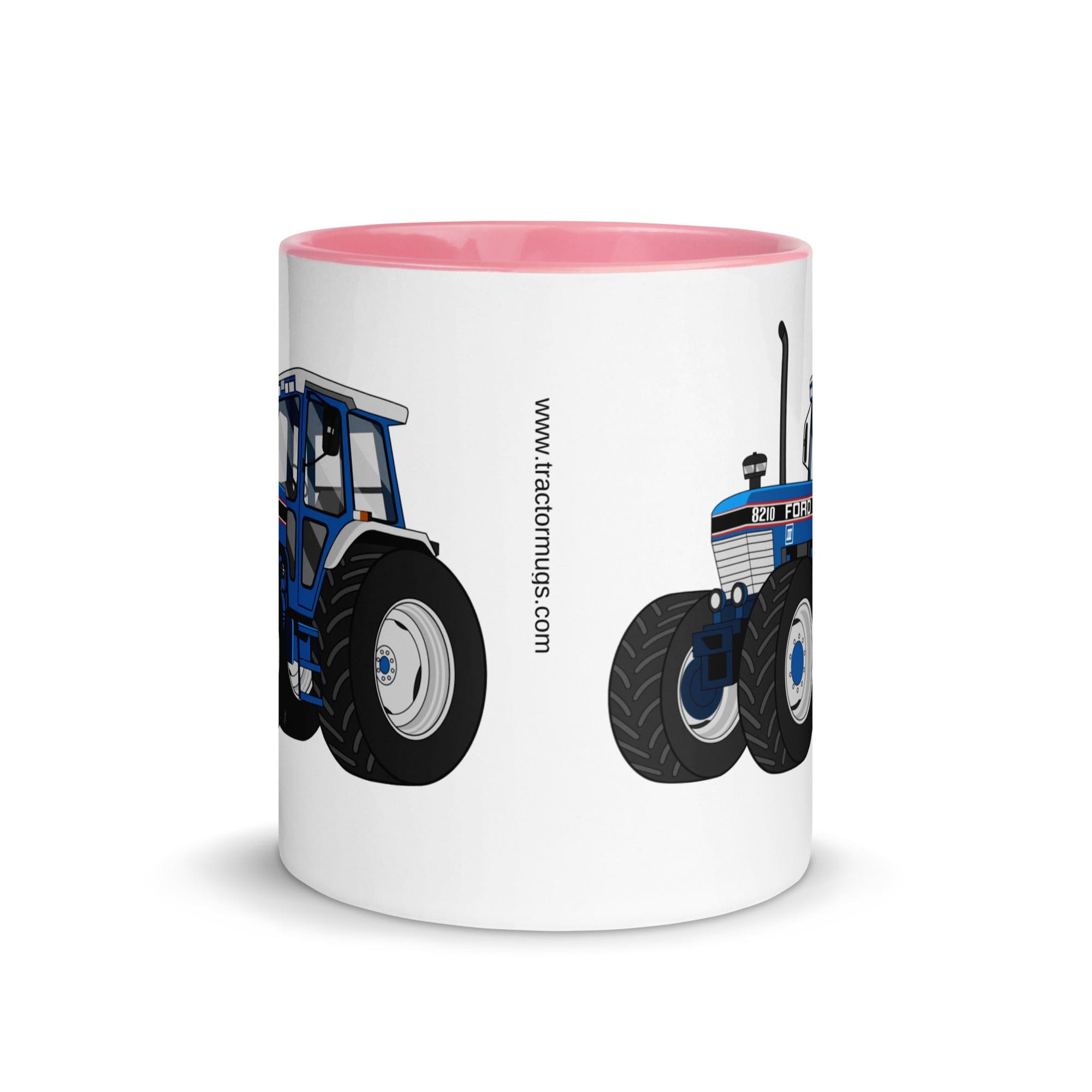 The Tractors Mugs Store Ford 8210 4WD Mug with Color Inside Quality Farmers Merch