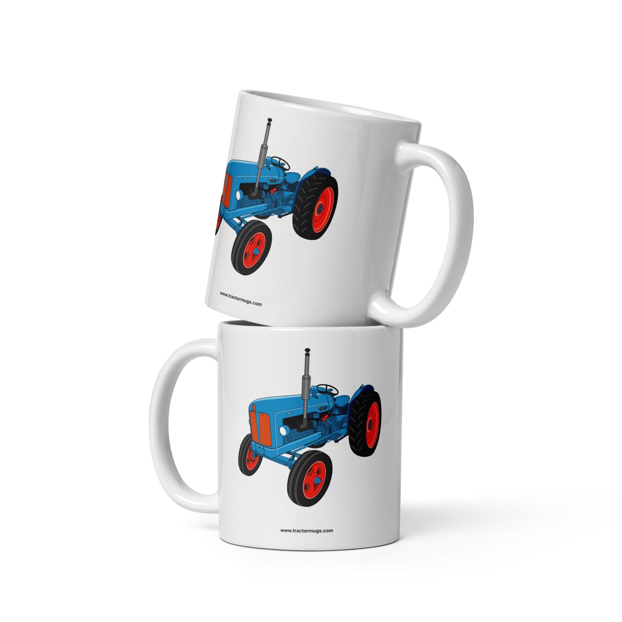 The Tractors Mugs Store Fordson Super Dexta | White glossy mug Quality Farmers Merch