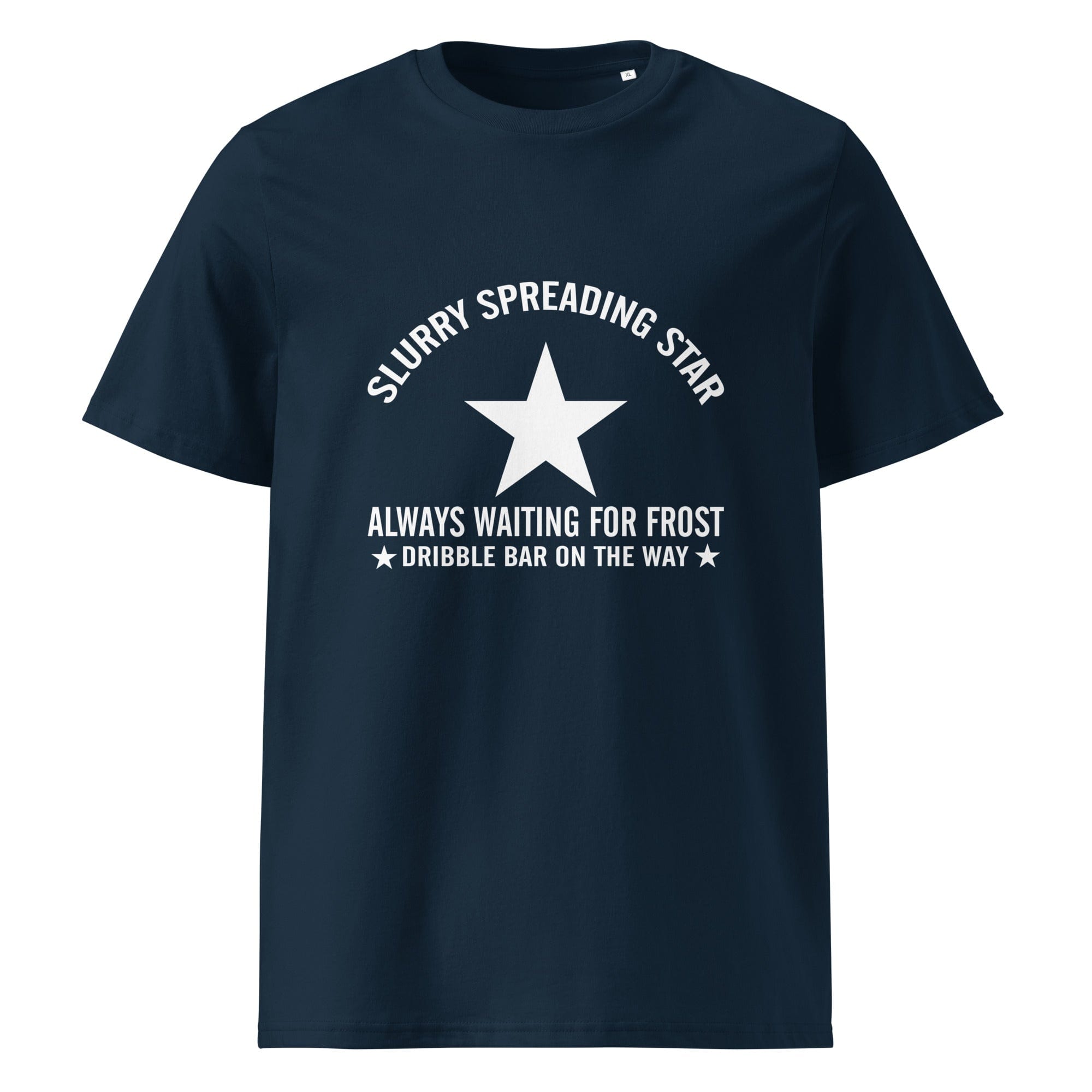 The Tractors Mugs Store French Navy / S Slurry Speading Star Unisex organic cotton t-shirt Quality Farmers Merch