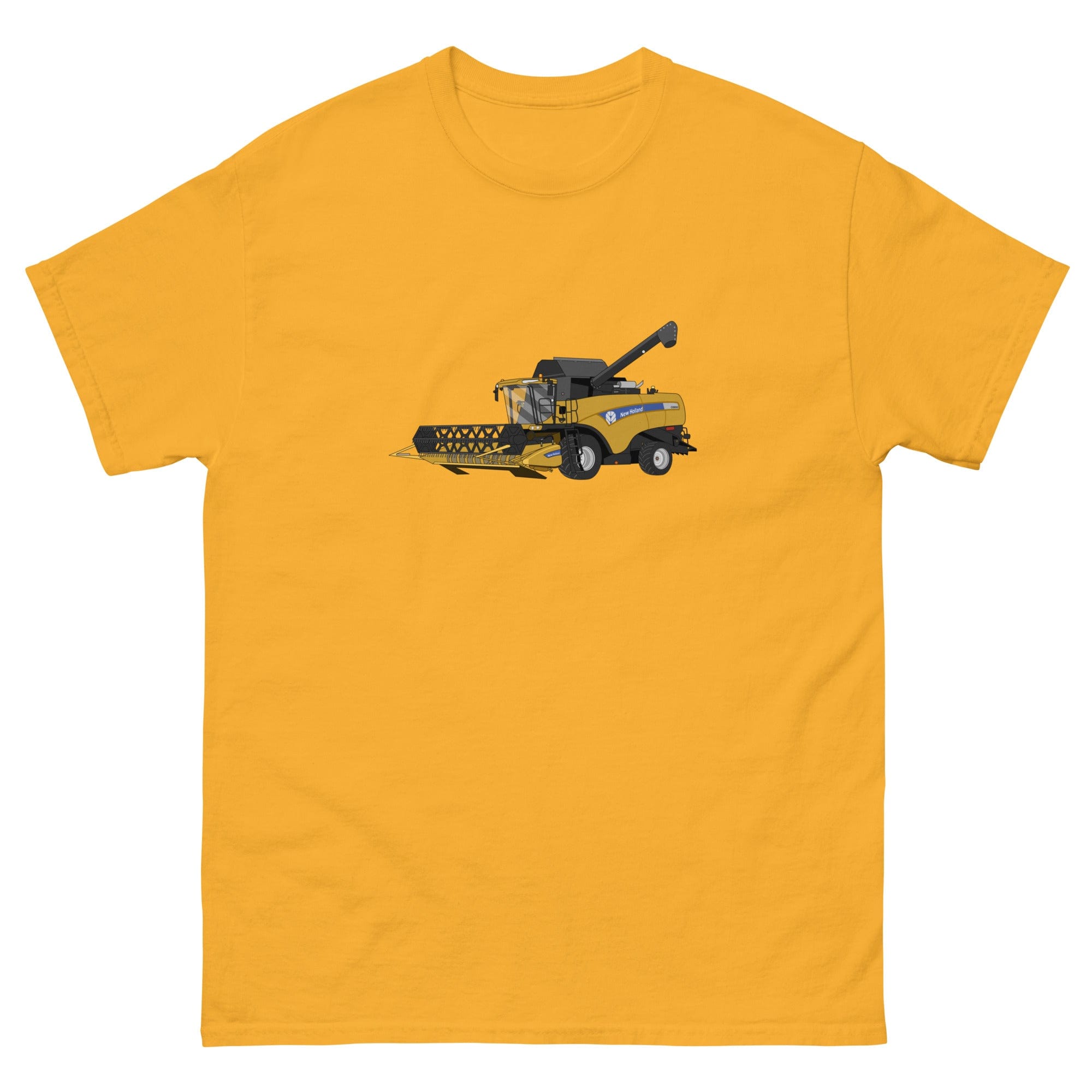 The Tractors Mugs Store Gold / S New Holland CX 8060 Unisex Classic Tee Quality Farmers Merch