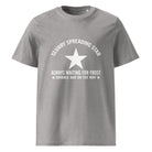 The Tractors Mugs Store Heather Grey / S Slurry Speading Star Unisex organic cotton t-shirt Quality Farmers Merch