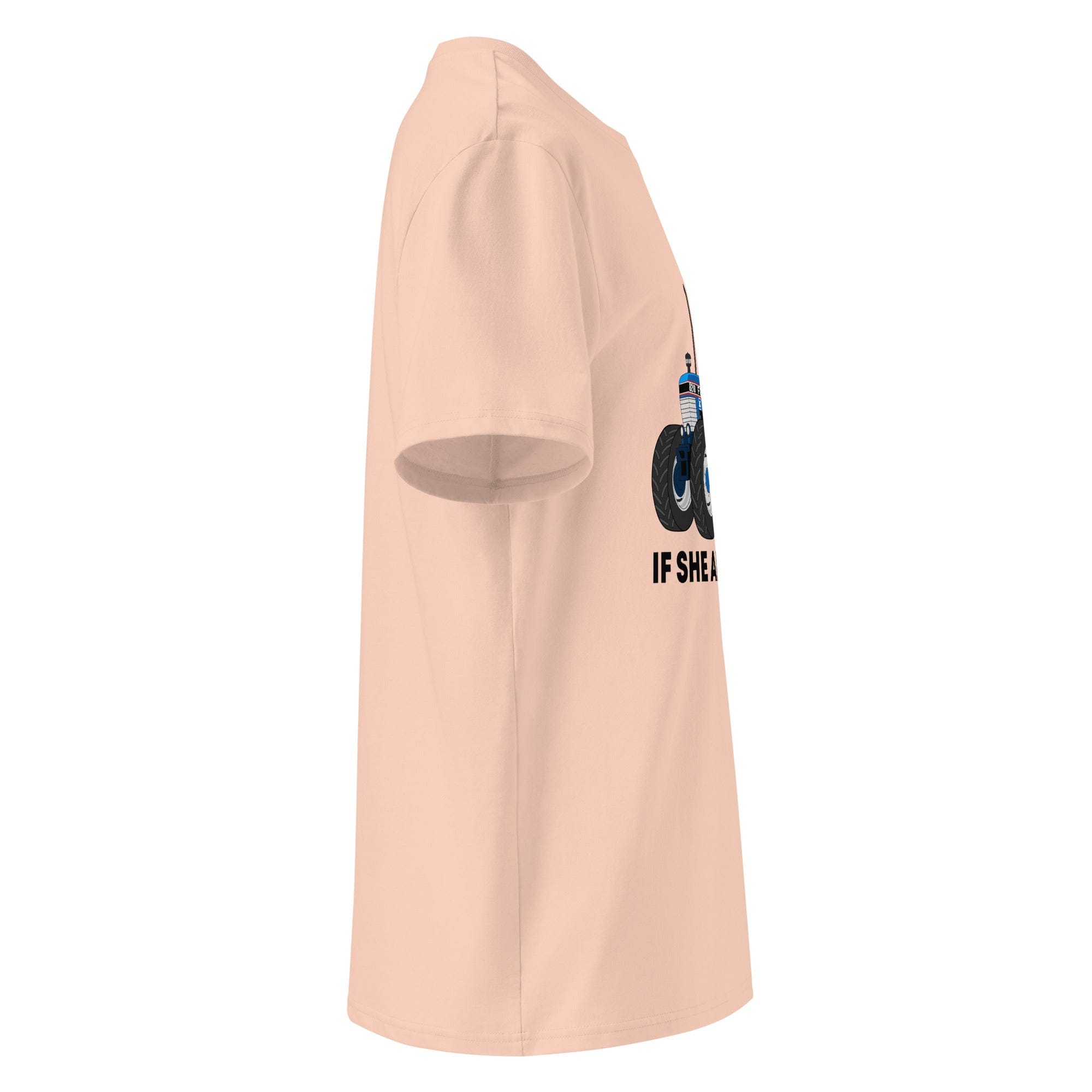The Tractors Mugs Store If She Ain't Blue Unisex organic cotton t-shirt Quality Farmers Merch
