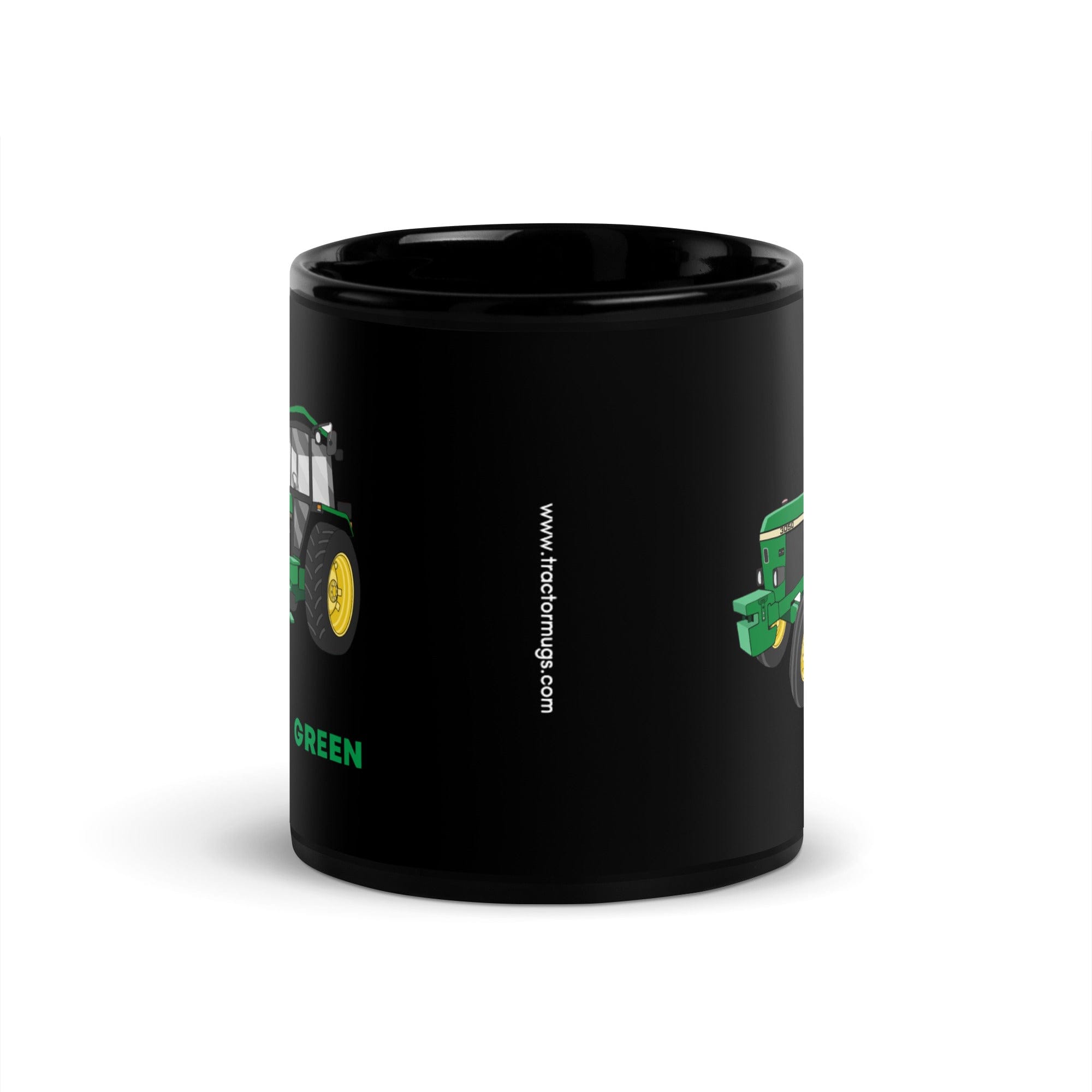 The Tractors Mugs Store If She Ain't Green Black Glossy Mug Quality Farmers Merch