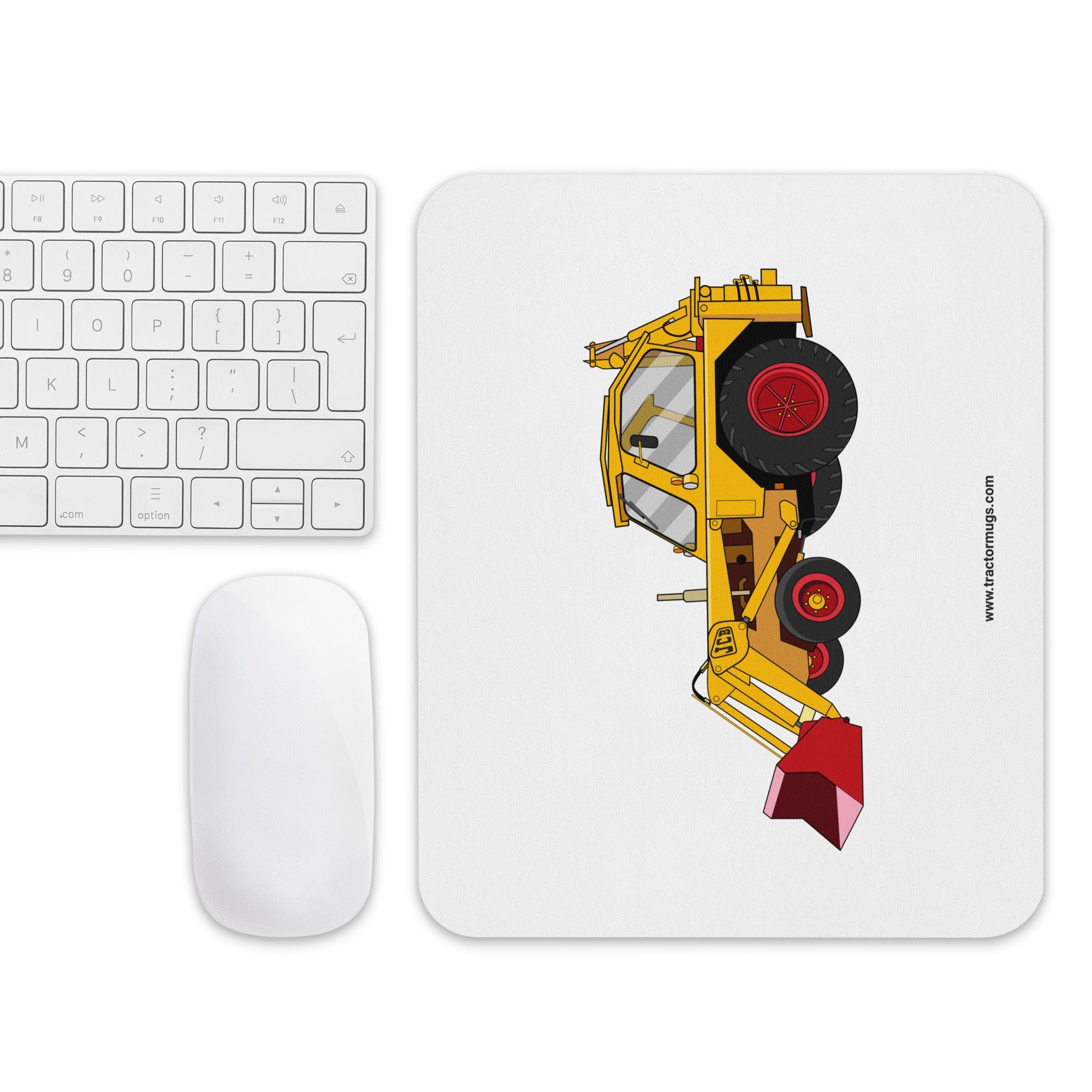 The Tractors Mugs Store JCB 3 Backhoe Mouse pad Quality Farmers Merch