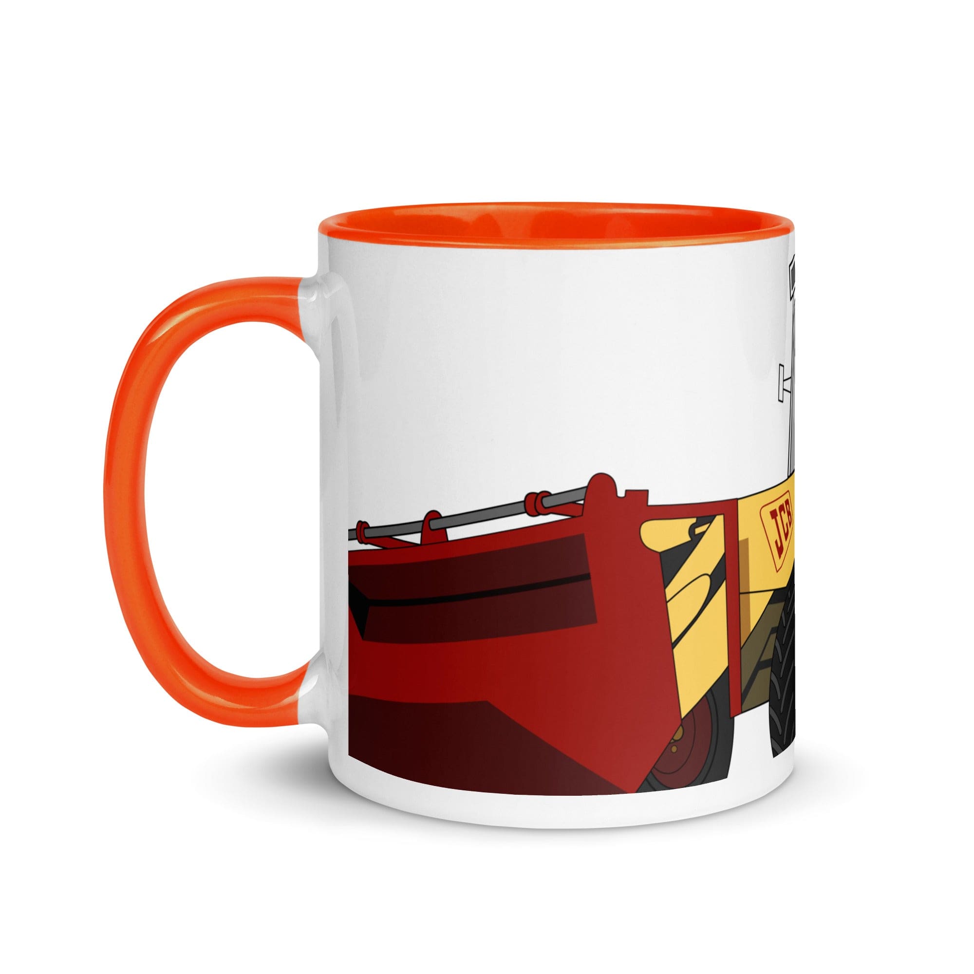 The Tractors Mugs Store JCB 3D 2.0 Mug with Color Inside Quality Farmers Merch