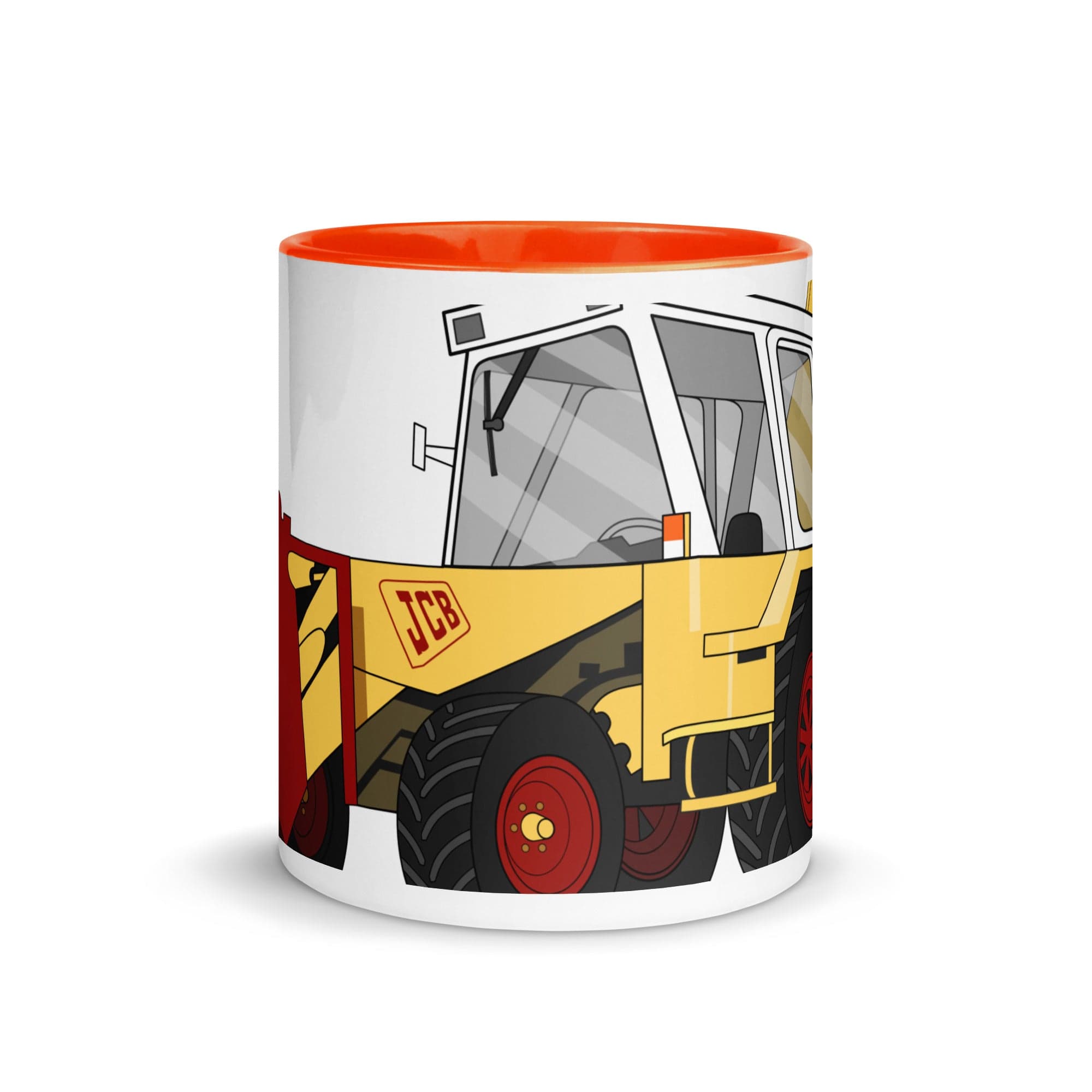 The Tractors Mugs Store JCB 3D 2.0 Mug with Color Inside Quality Farmers Merch