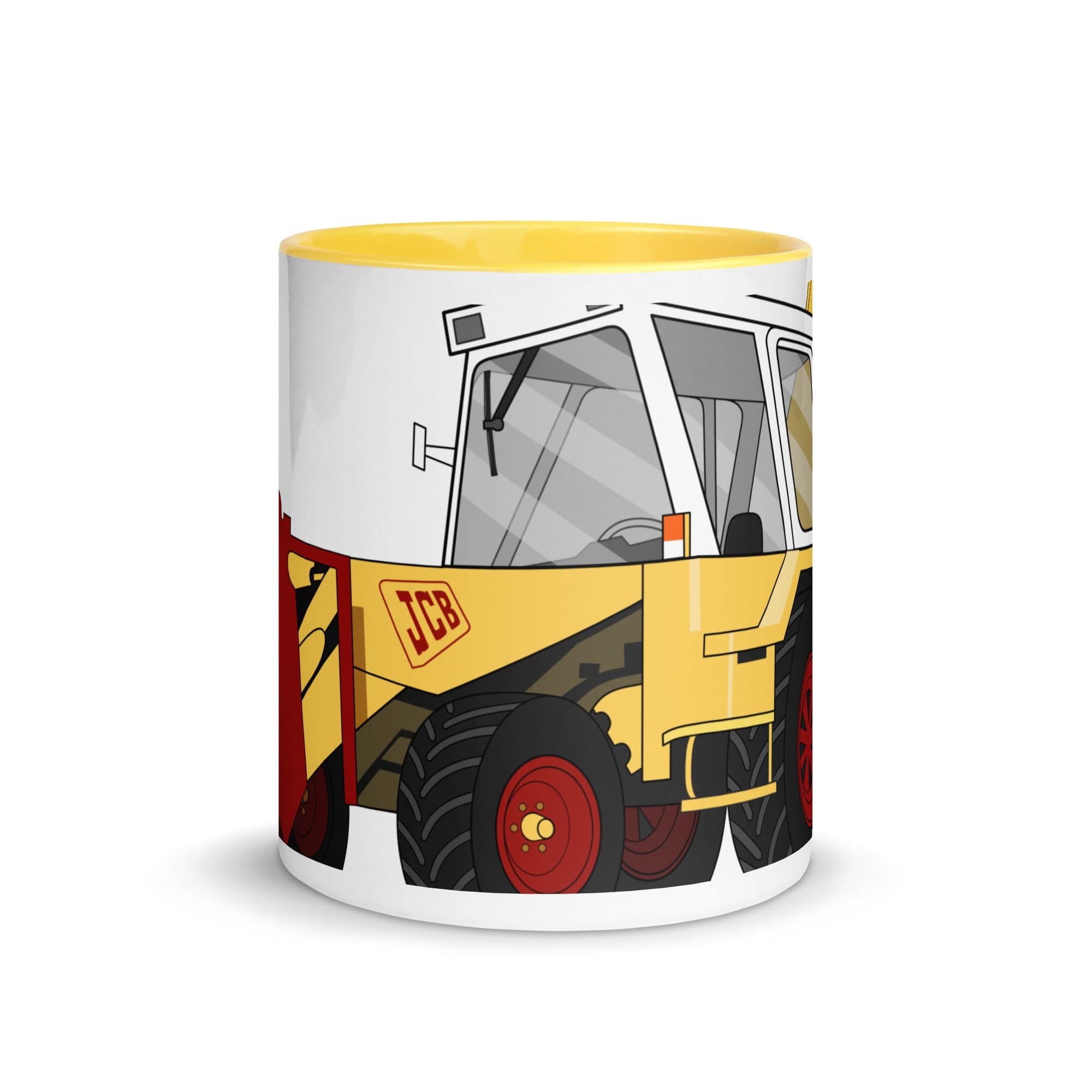 The Tractors Mugs Store JCB 3D 2.0 Mug with Color Inside Quality Farmers Merch