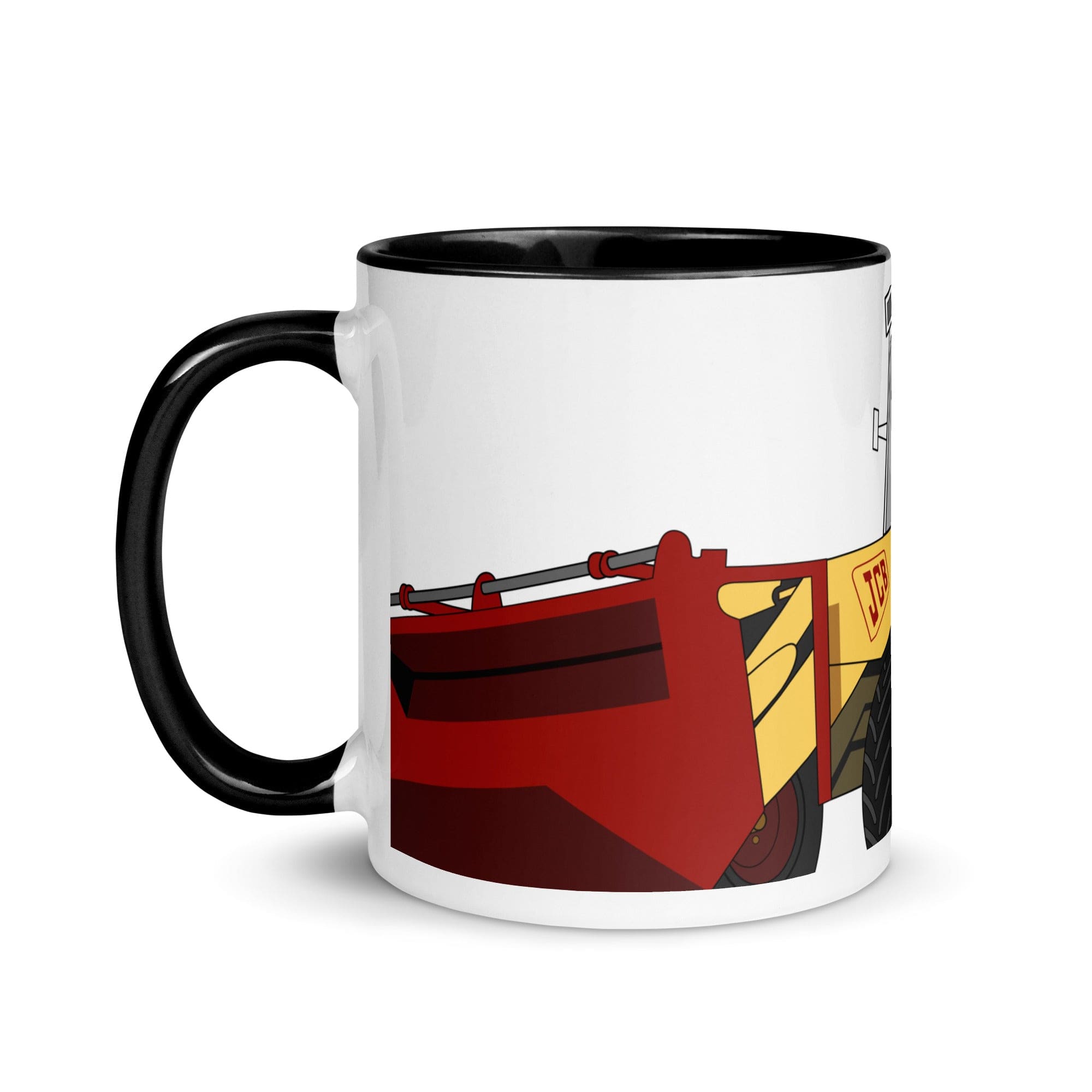 The Tractors Mugs Store JCB 3D 2.0 Mug with Color Inside Quality Farmers Merch
