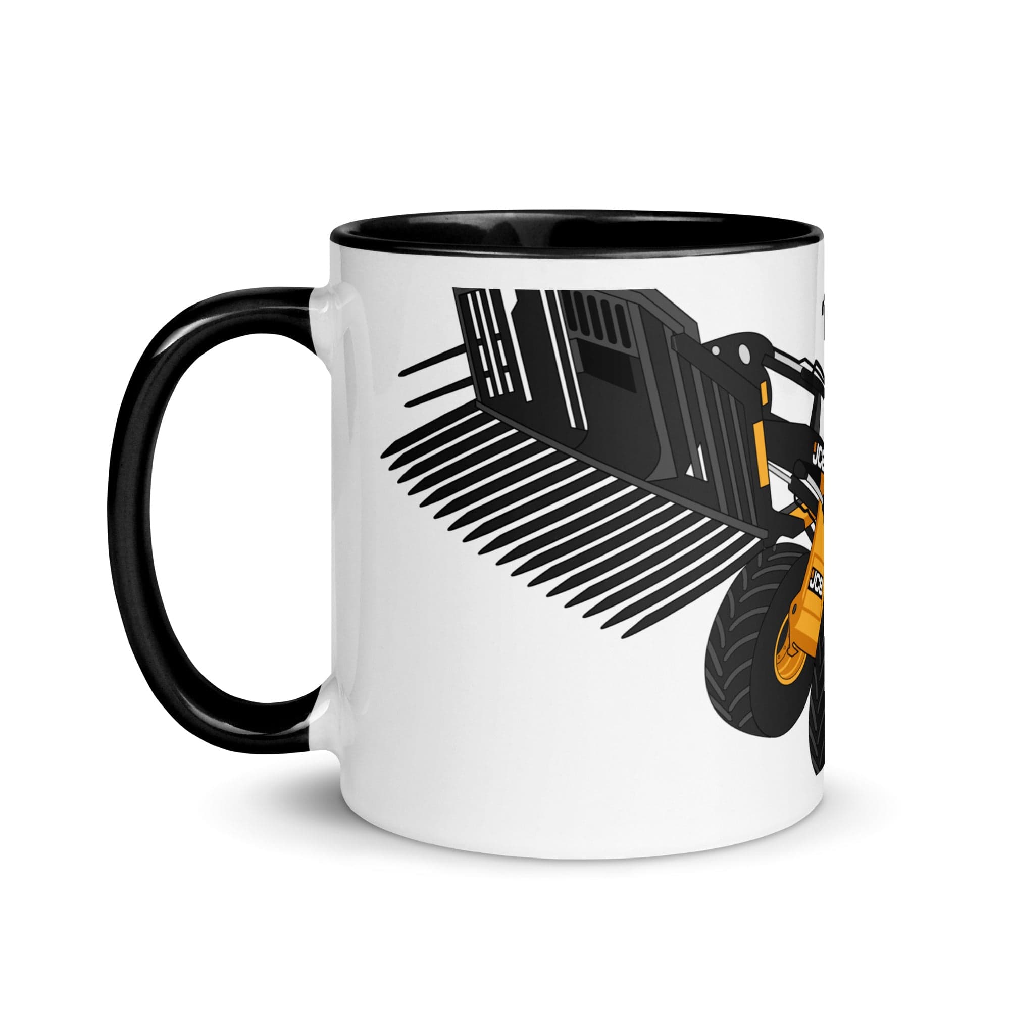 The Tractors Mugs Store JCB 435 S Farm Master 2.0 Mug with Color Inside Quality Farmers Merch