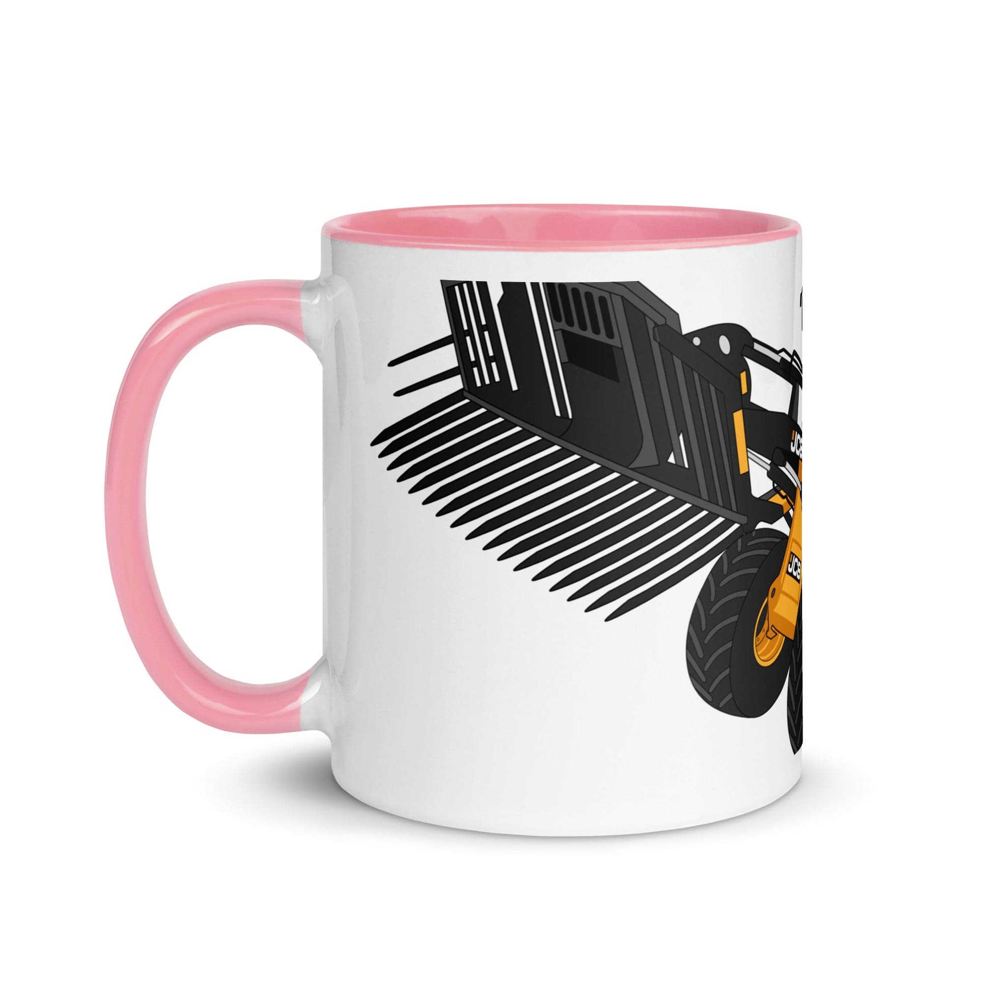 The Tractors Mugs Store JCB 435 S Farm Master 2.0 Mug with Color Inside Quality Farmers Merch