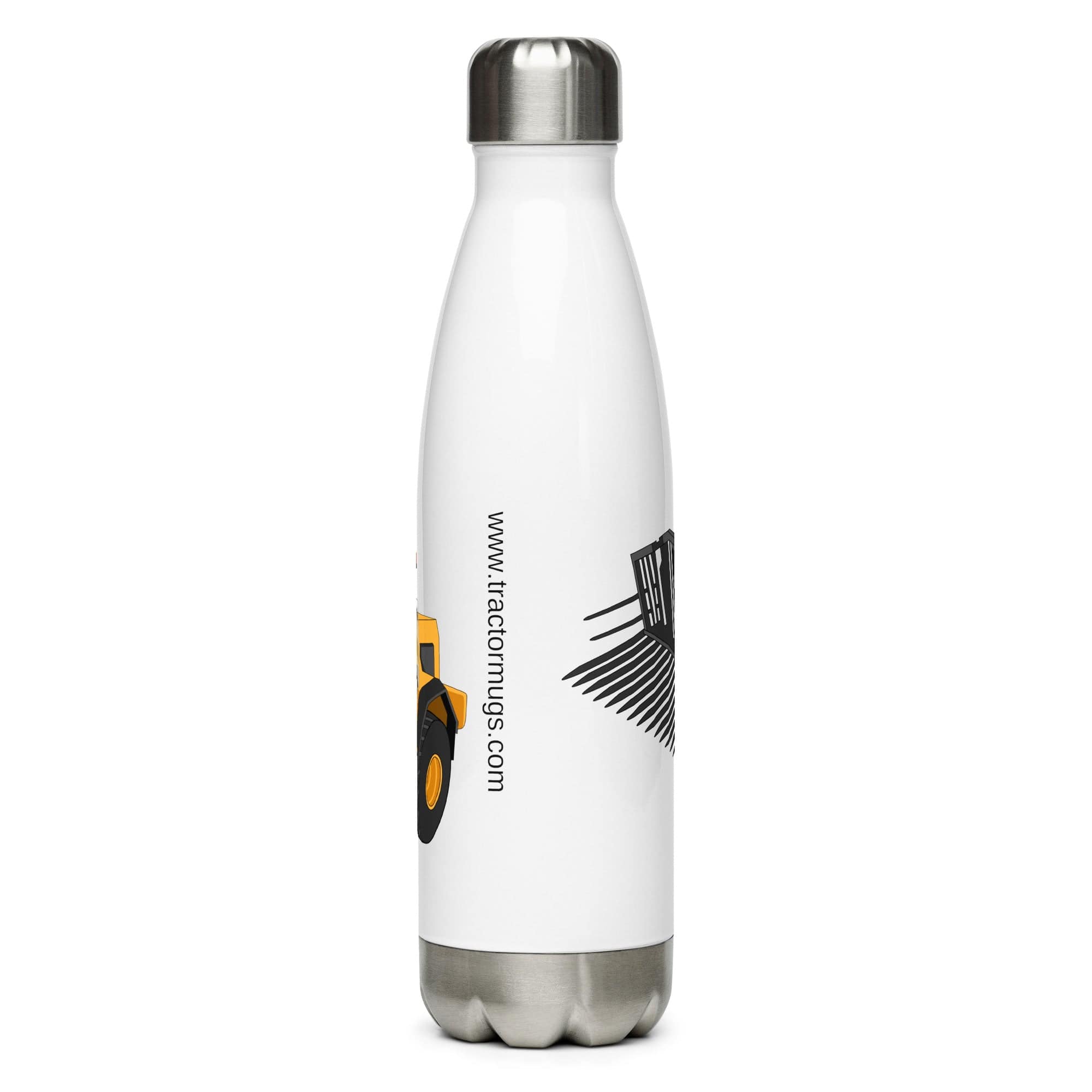 The Tractors Mugs Store JCB 435 S Farm Master Stainless steel water bottle Quality Farmers Merch