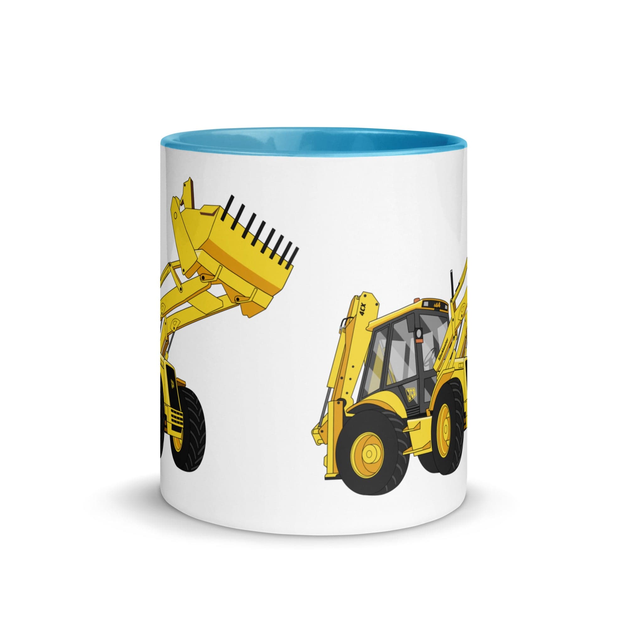 The Tractors Mugs Store JCB 4CX Project 8 | Mug with Color Inside Quality Farmers Merch